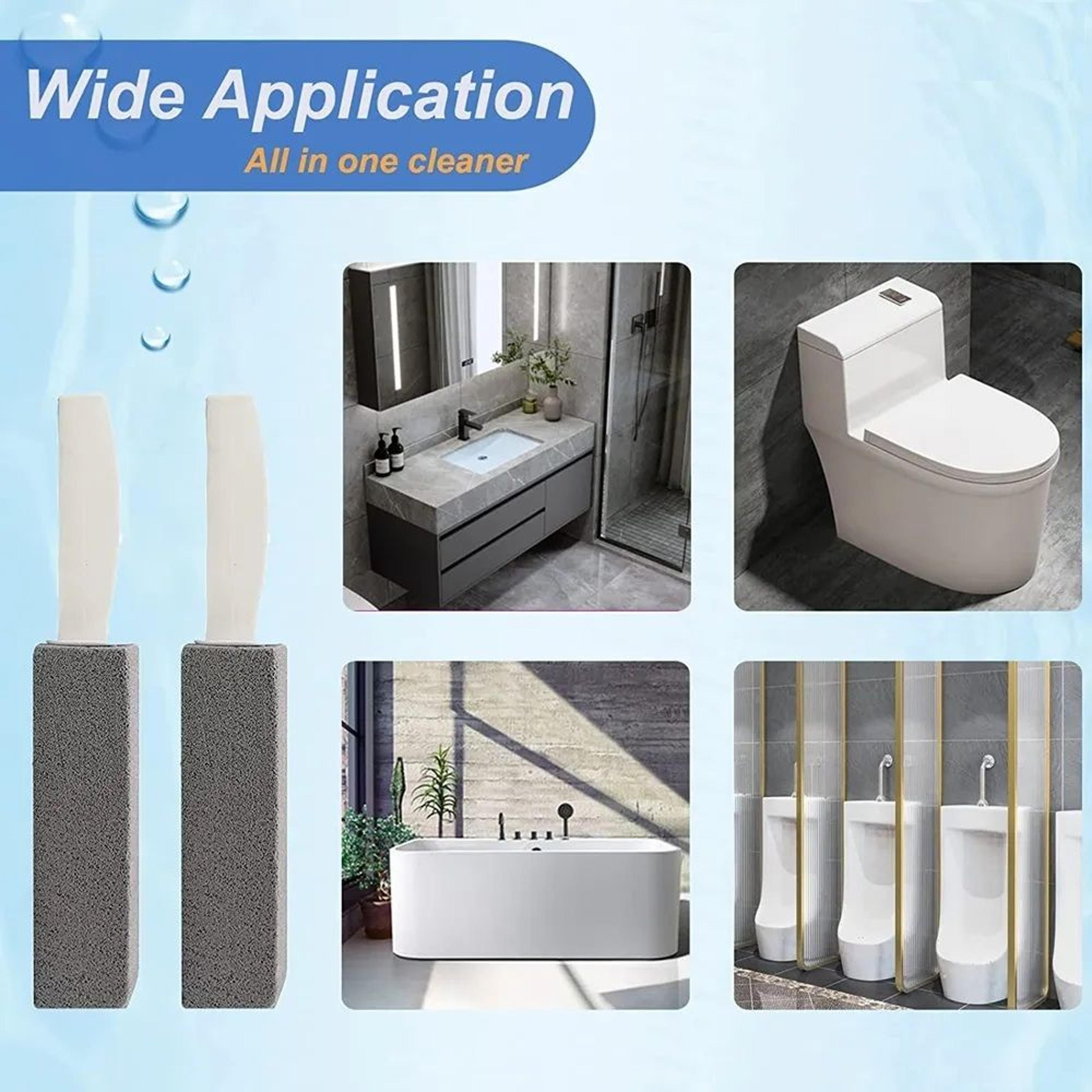 Pumice Cleaning Stone With Handle For Toilet Bowl Stains And Grill Cleaning 2