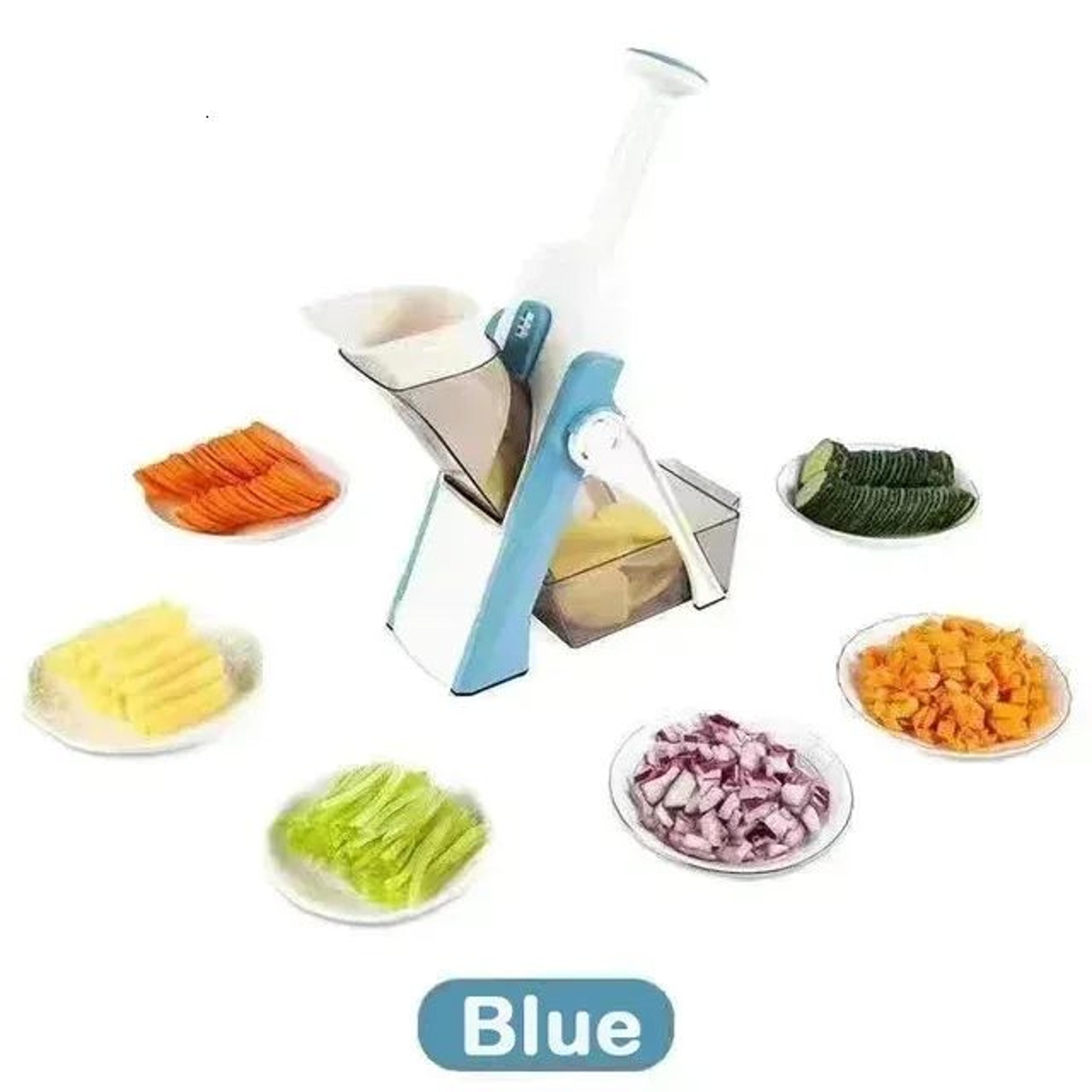 Manual Vegetable Chopper And Mandoline Slicer With Container 8