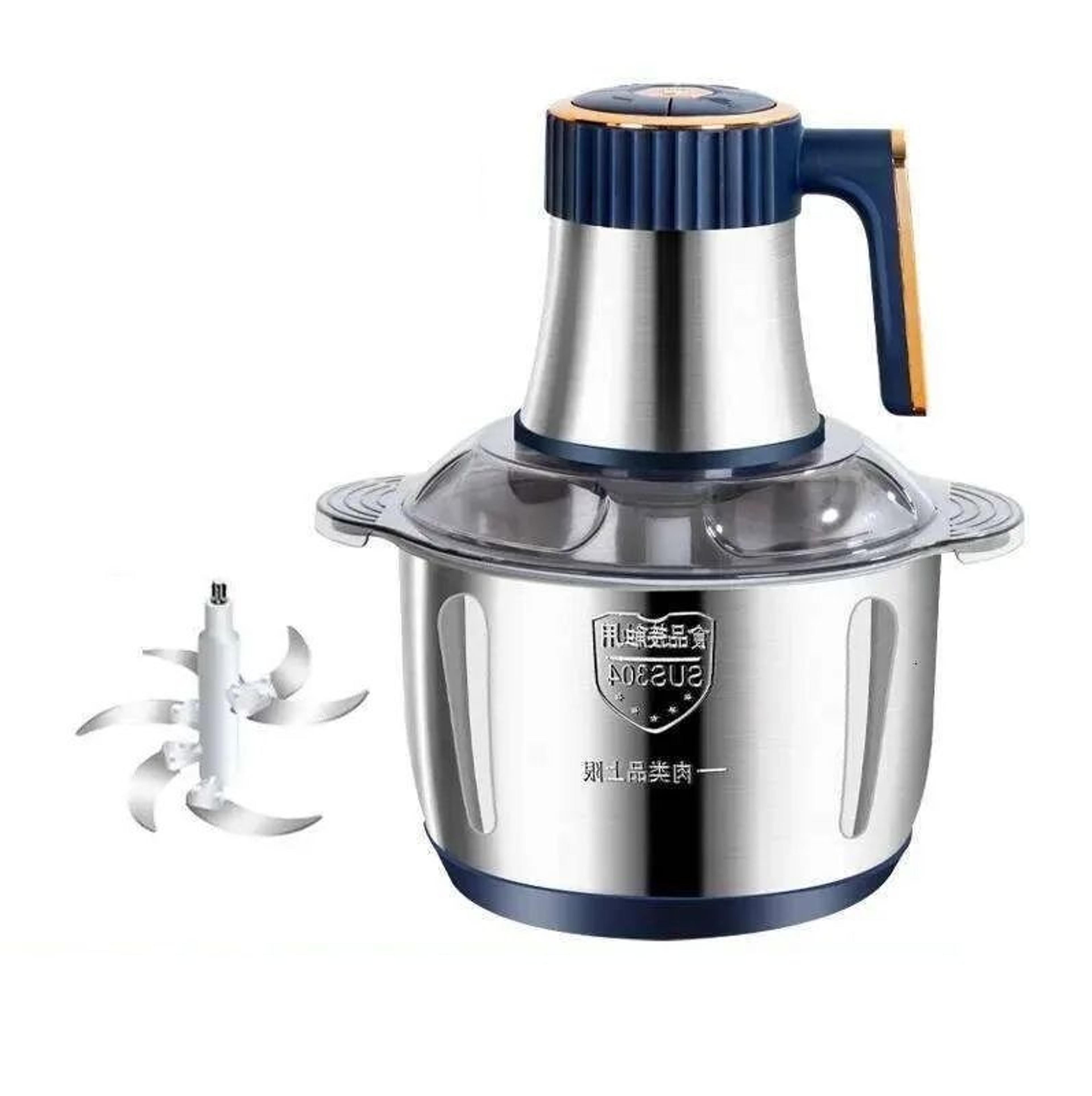 electric meat grinder stainless steel food processor and kitchen chopper