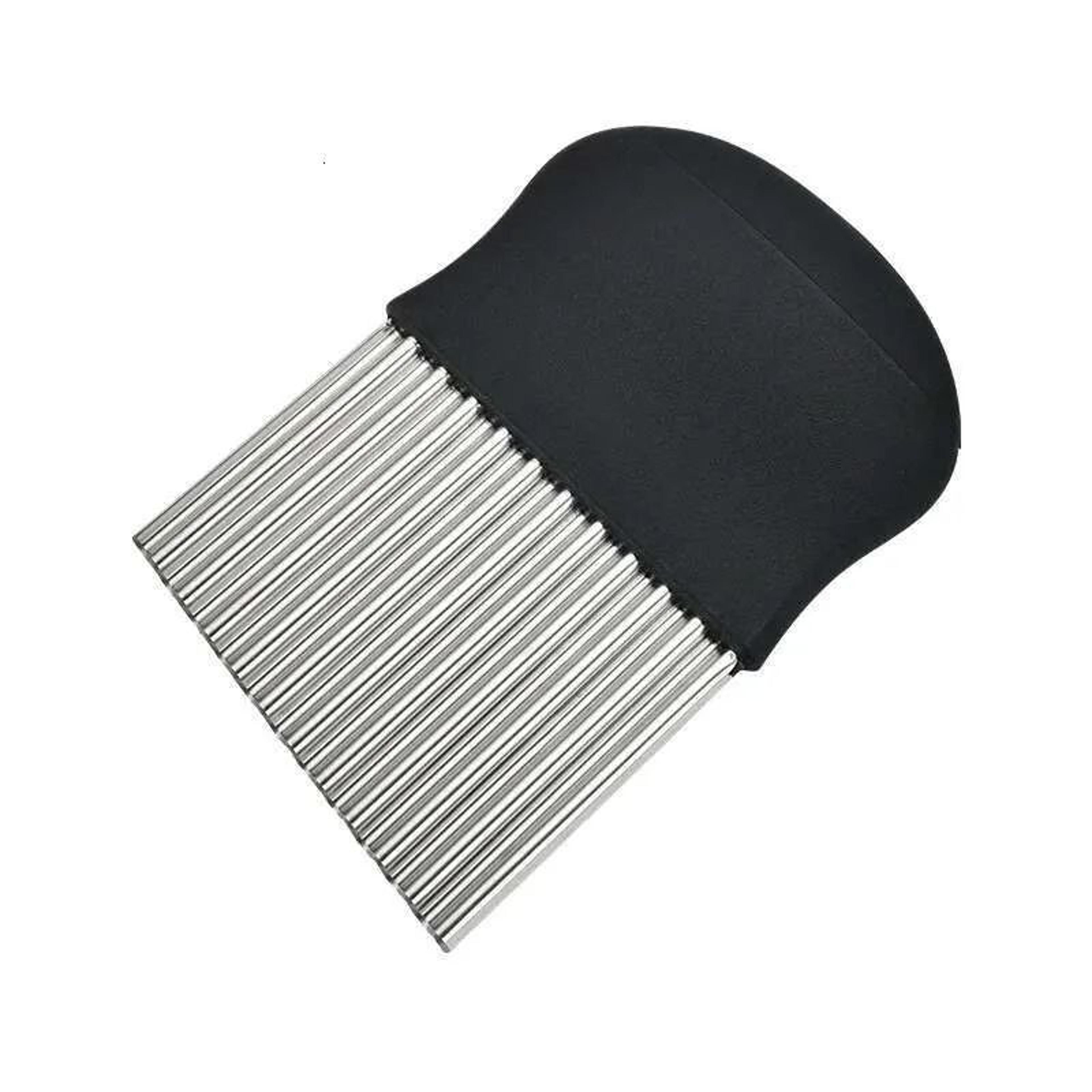 stainless steel crinkle cutter wavy potato slicer for vegetables fruits and dough