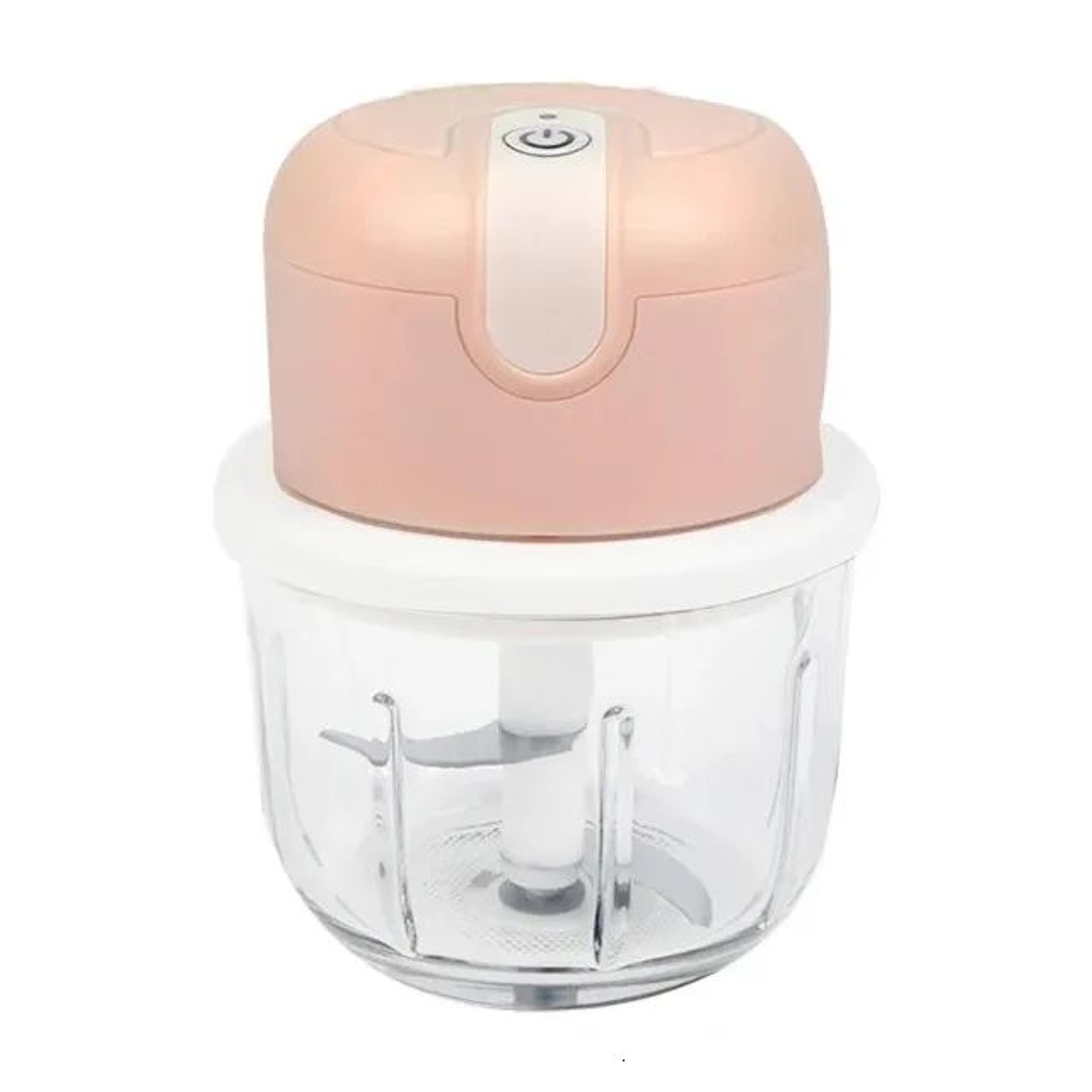 electric ice crusher and mini usb rechargeable food chopper with glass bowl