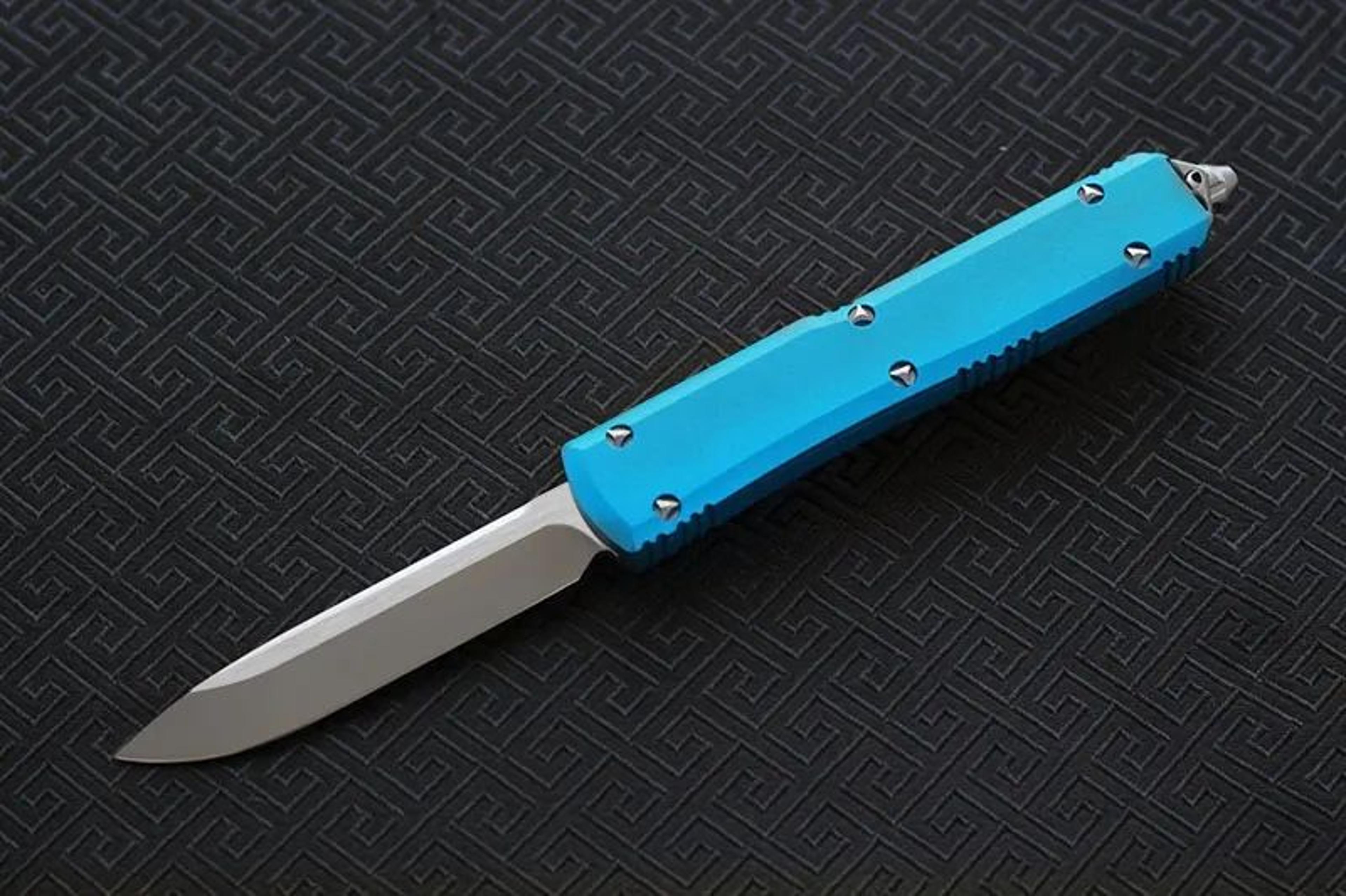 Steel Fixed Blade Knife With Satin Finish And CNC Aluminum Handle For Outdoor Use 8
