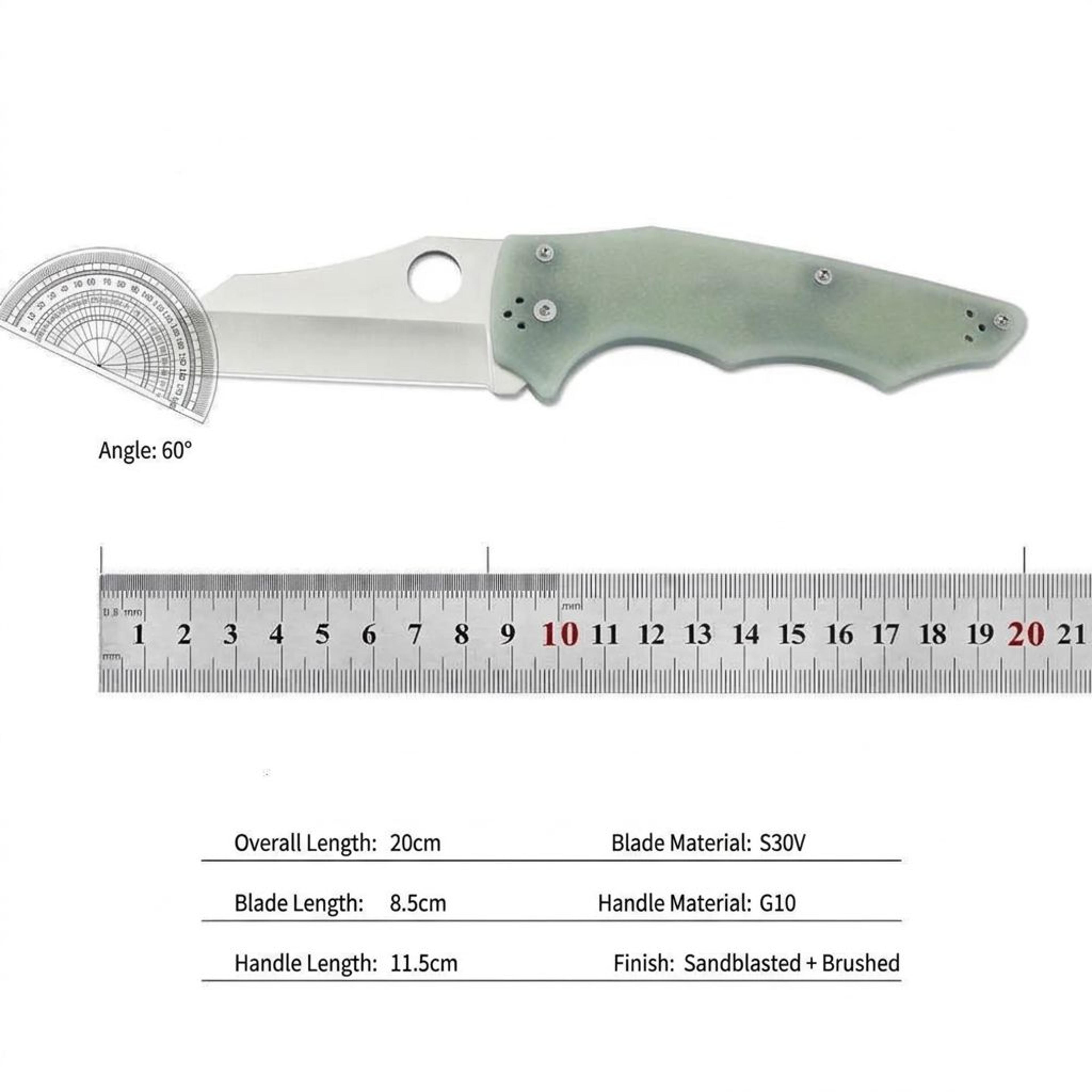 Tactical Folding Knife Set With Multi Color Handles For Outdoor Camping 5