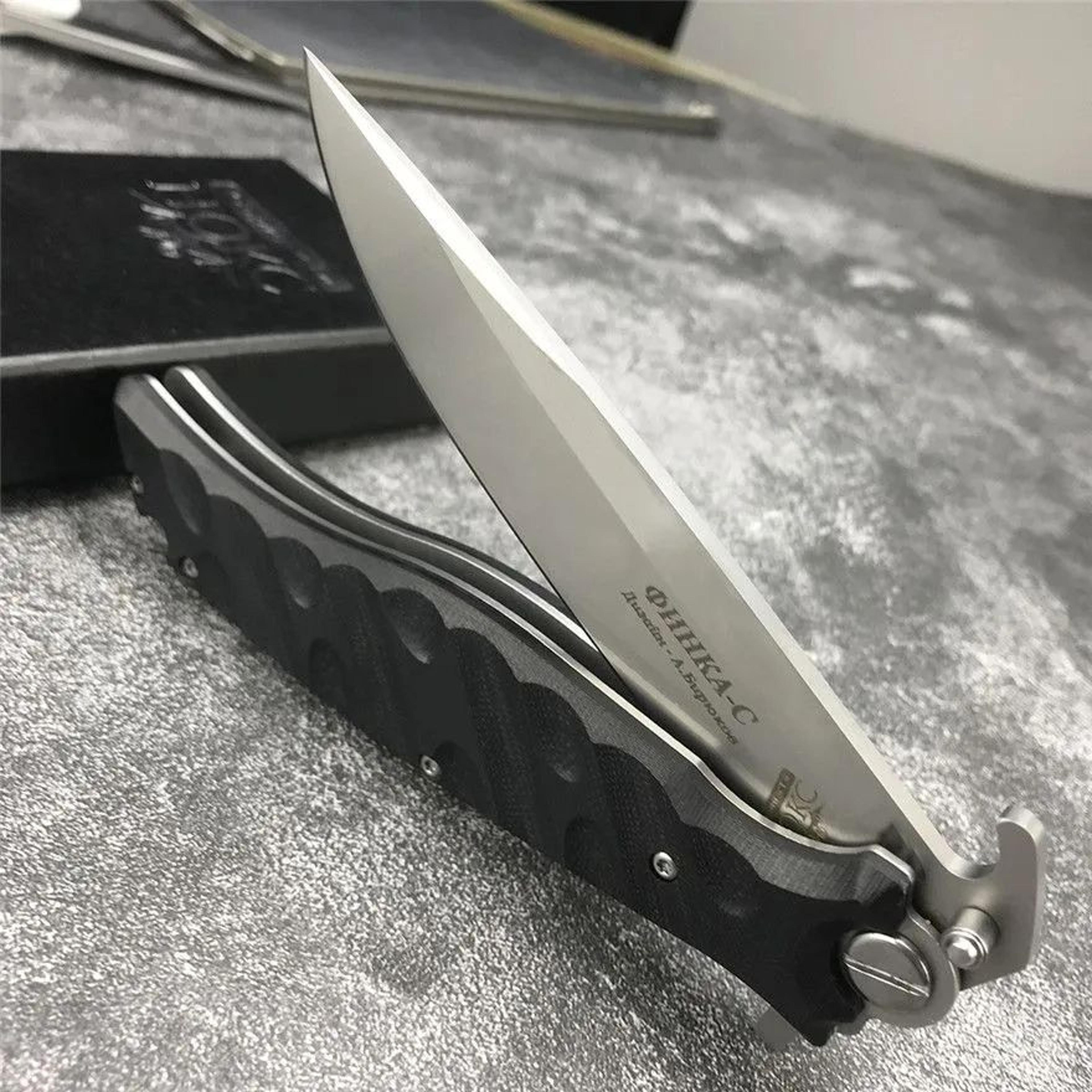 Steel Folding Knife With Blade And Handle For Outdoor Use 5