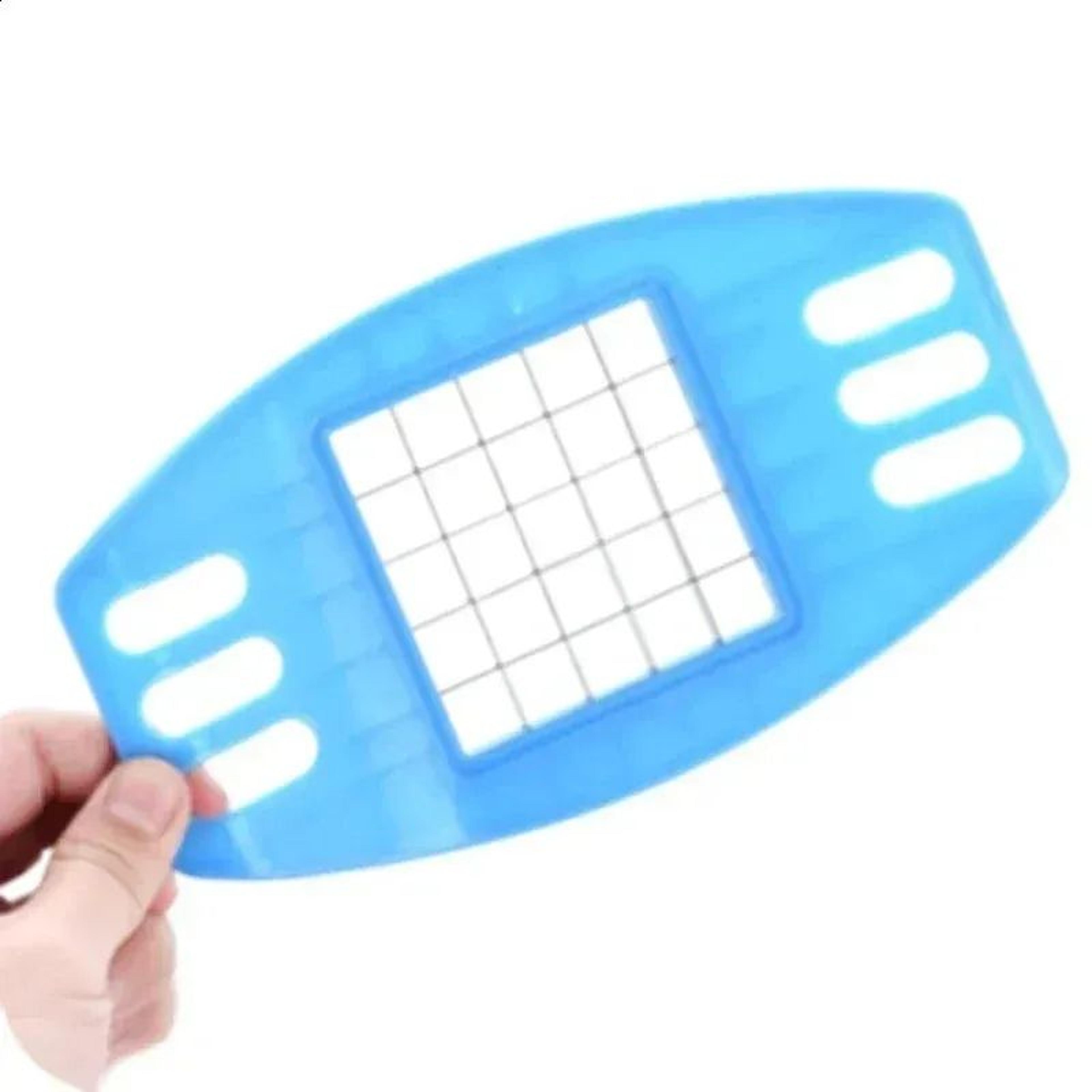 vegetable and potato slicer chopper with grid for french fries