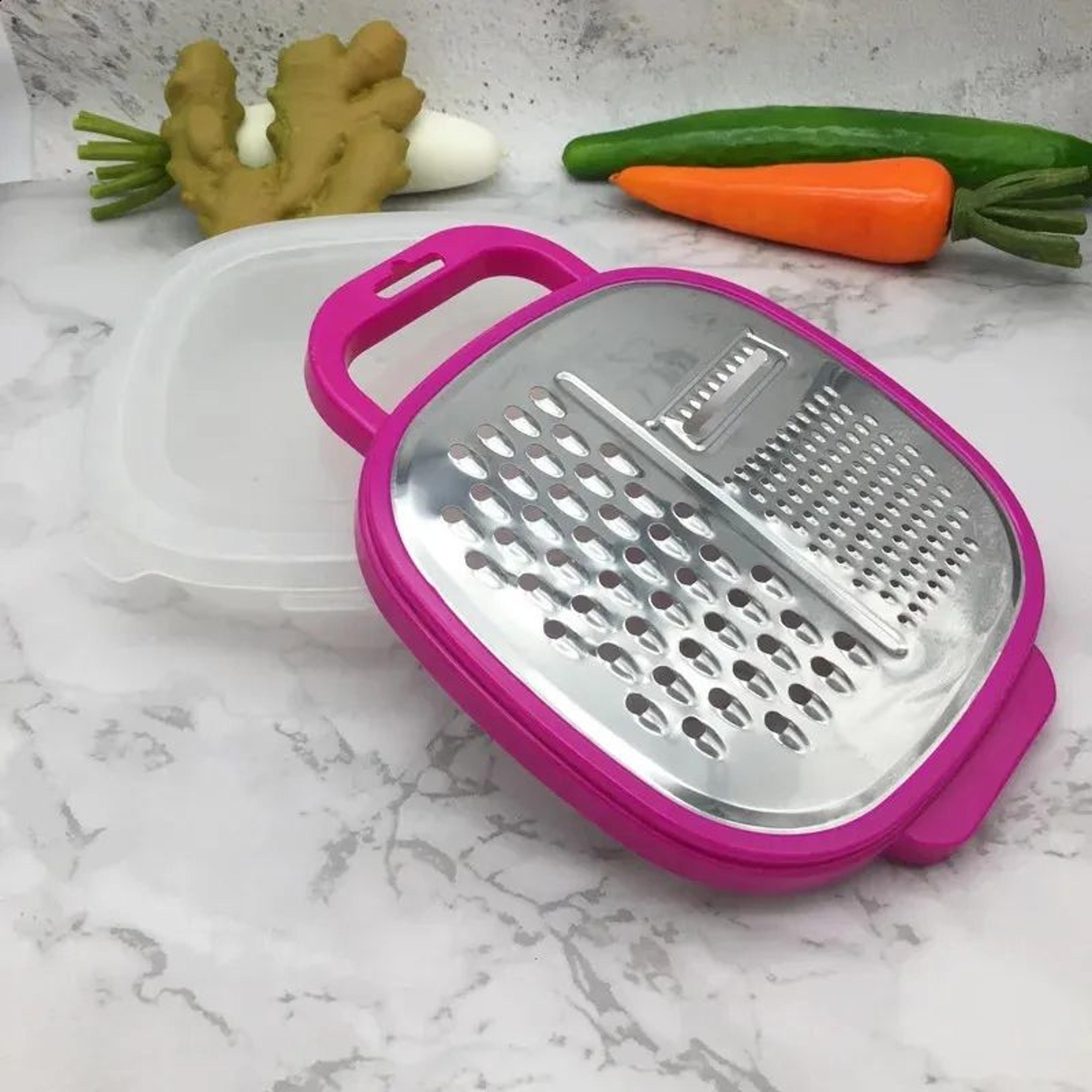 Manual Vegetable Chopper And Slicer With Container For Kitchen Food Prep 4