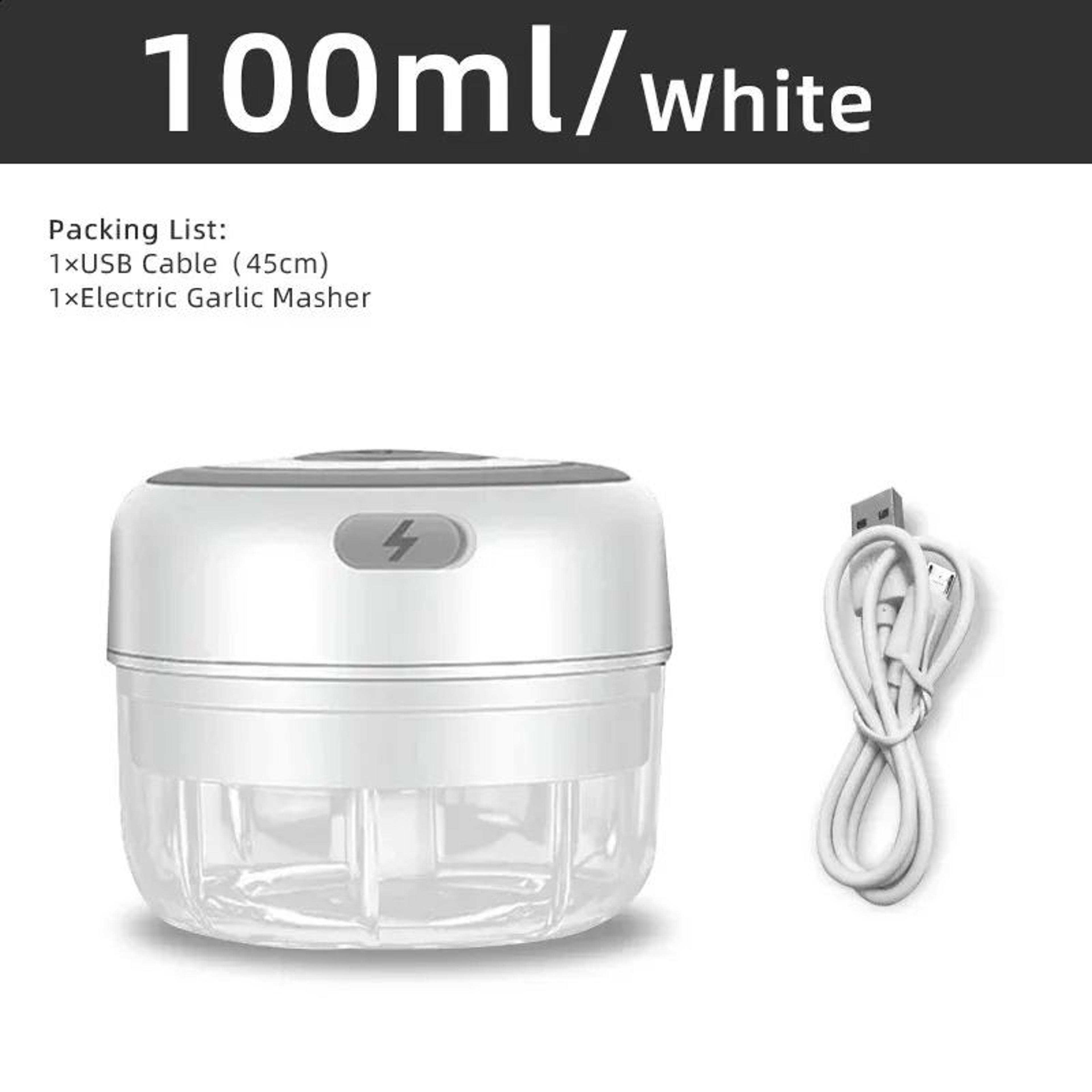 Electric Mini Food Chopper USB Rechargeable Garlic Mincer And Vegetable Grinder 6