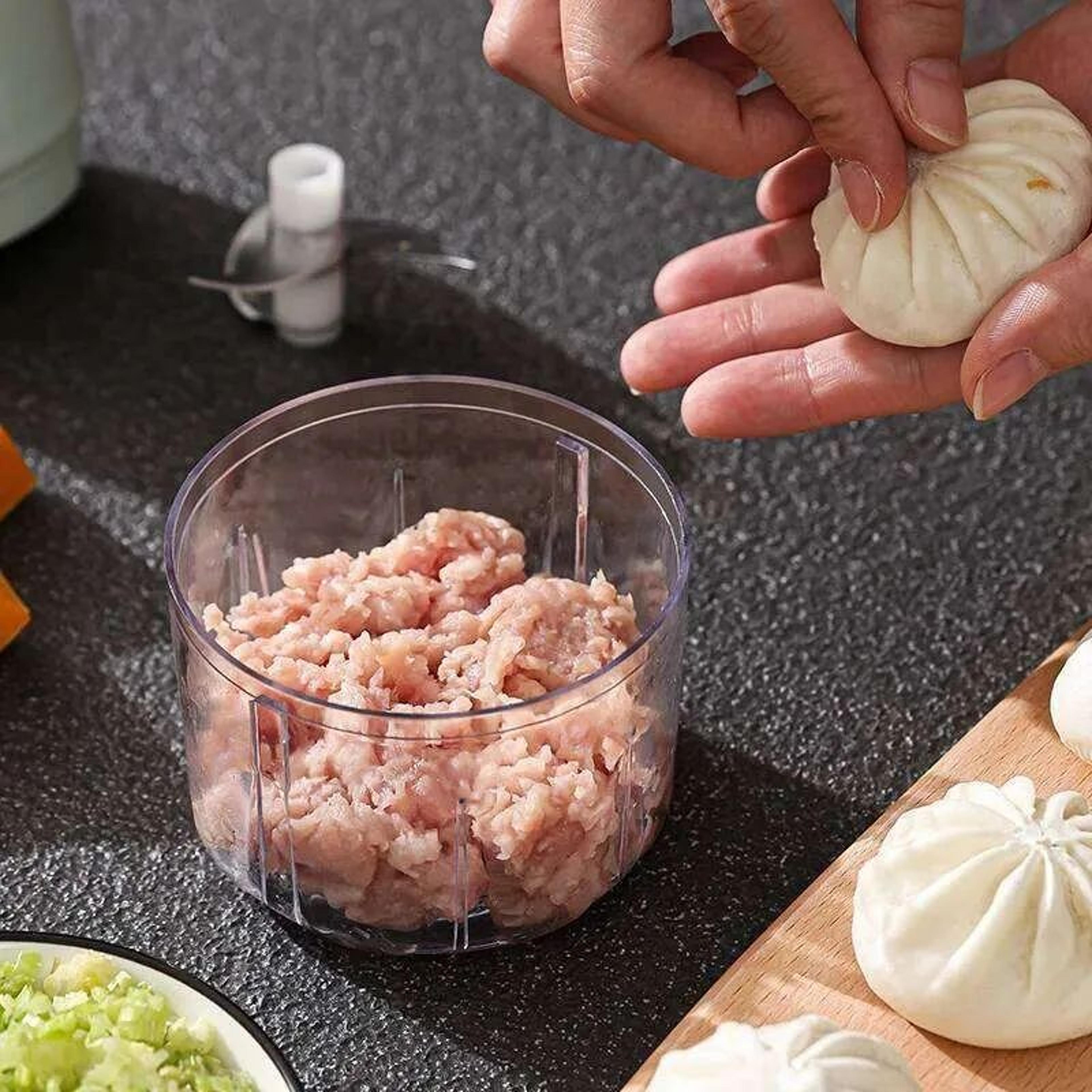 Mini Electric Food Grinder USB Rechargeable Garlic And Vegetable Chopper 4