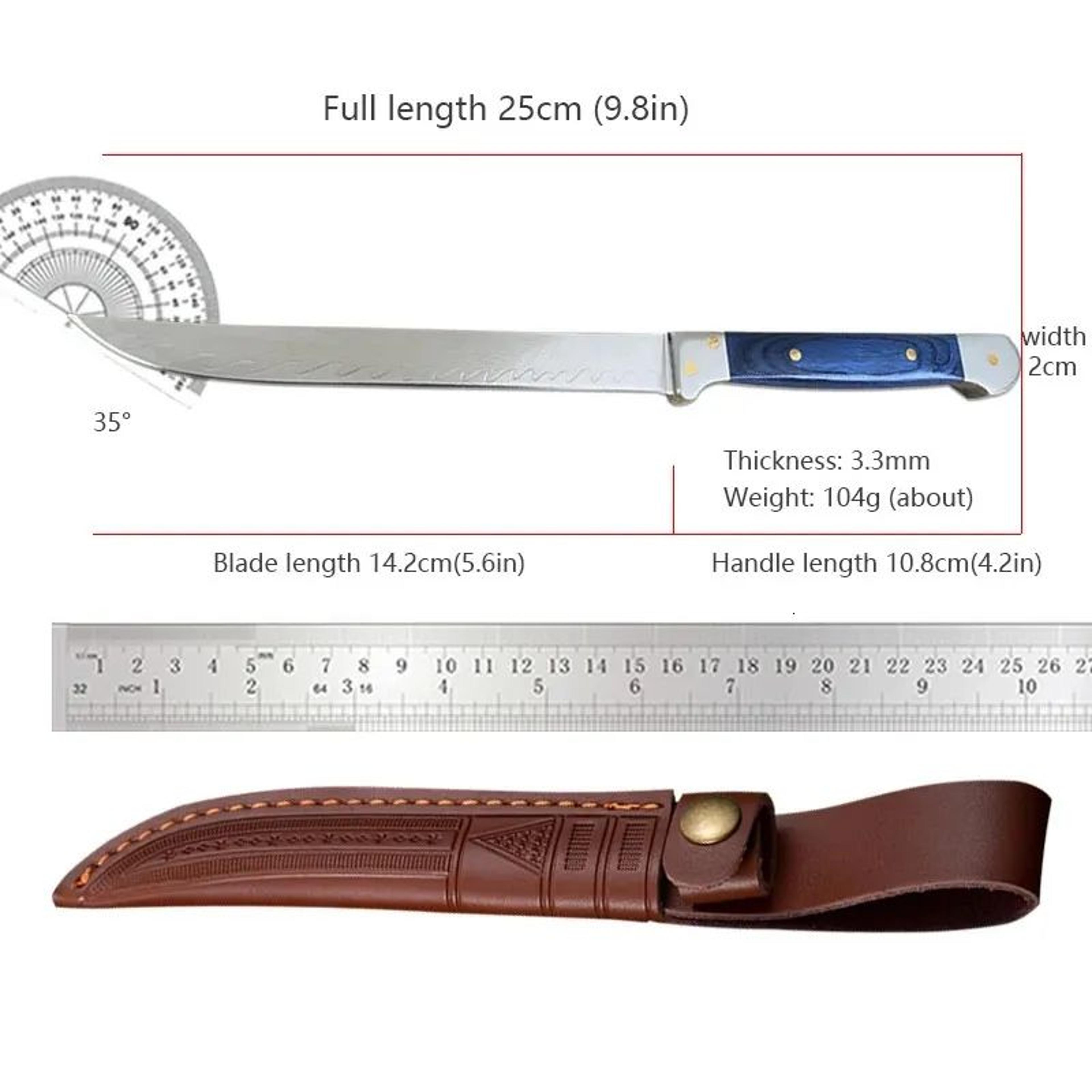 Damascus Steel Chef Knife With Wooden Handle For Meat Vegetables And Fruit 6