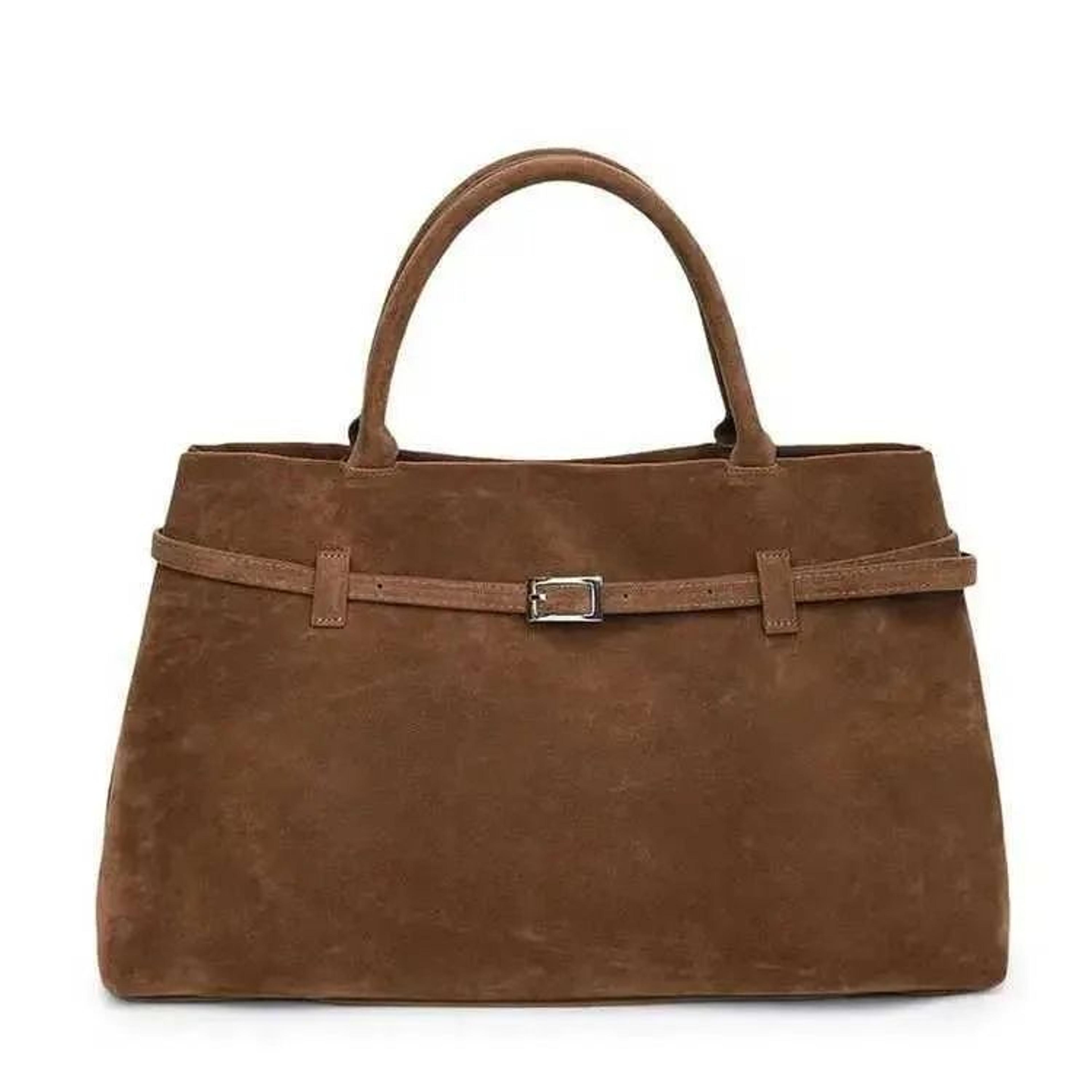 Casual Tote Bag With Matte Finish And Retro British Style Top Handle 6