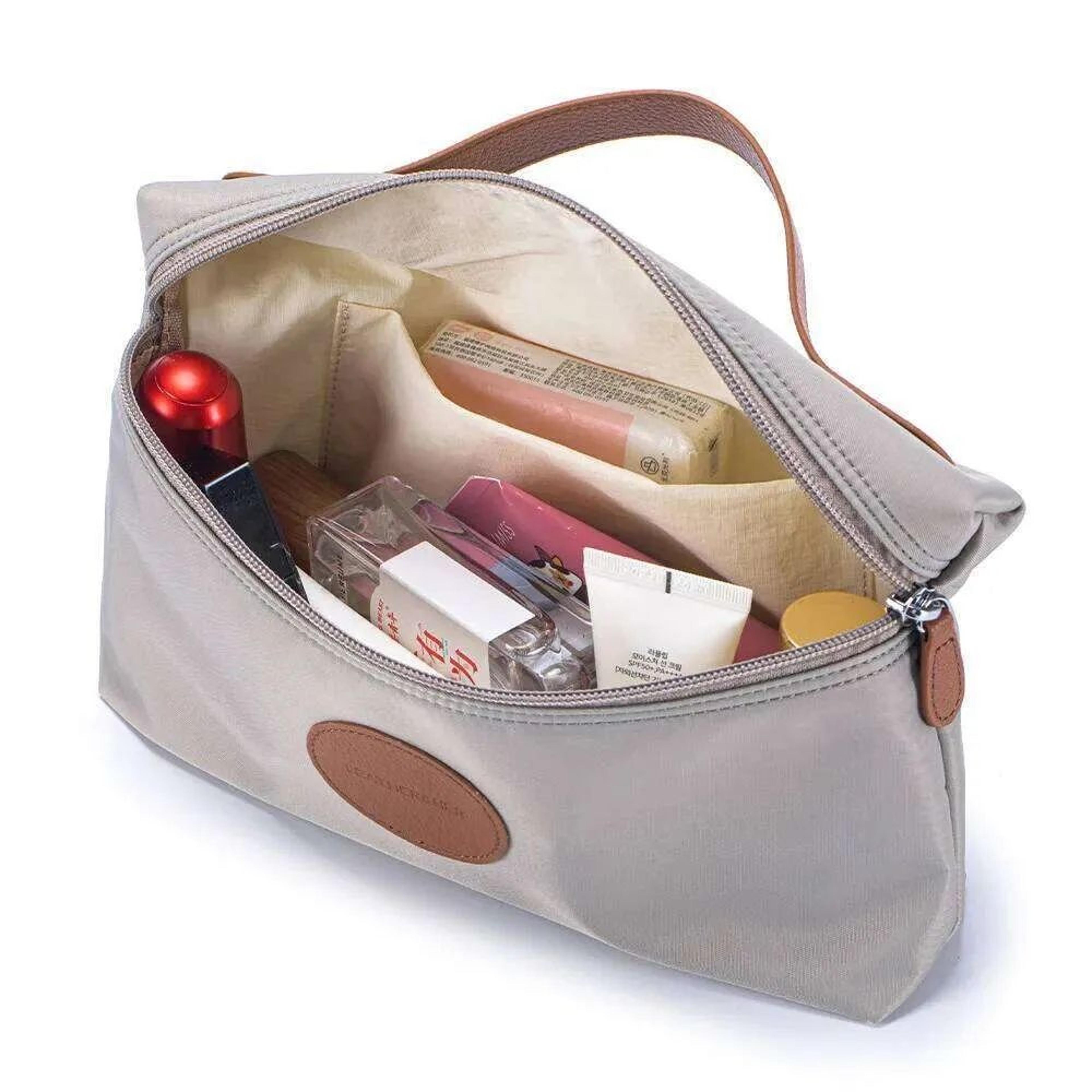 Small Nylon Makeup Bag For Women Portable Zipper Cosmetic Pouch For Travel 2