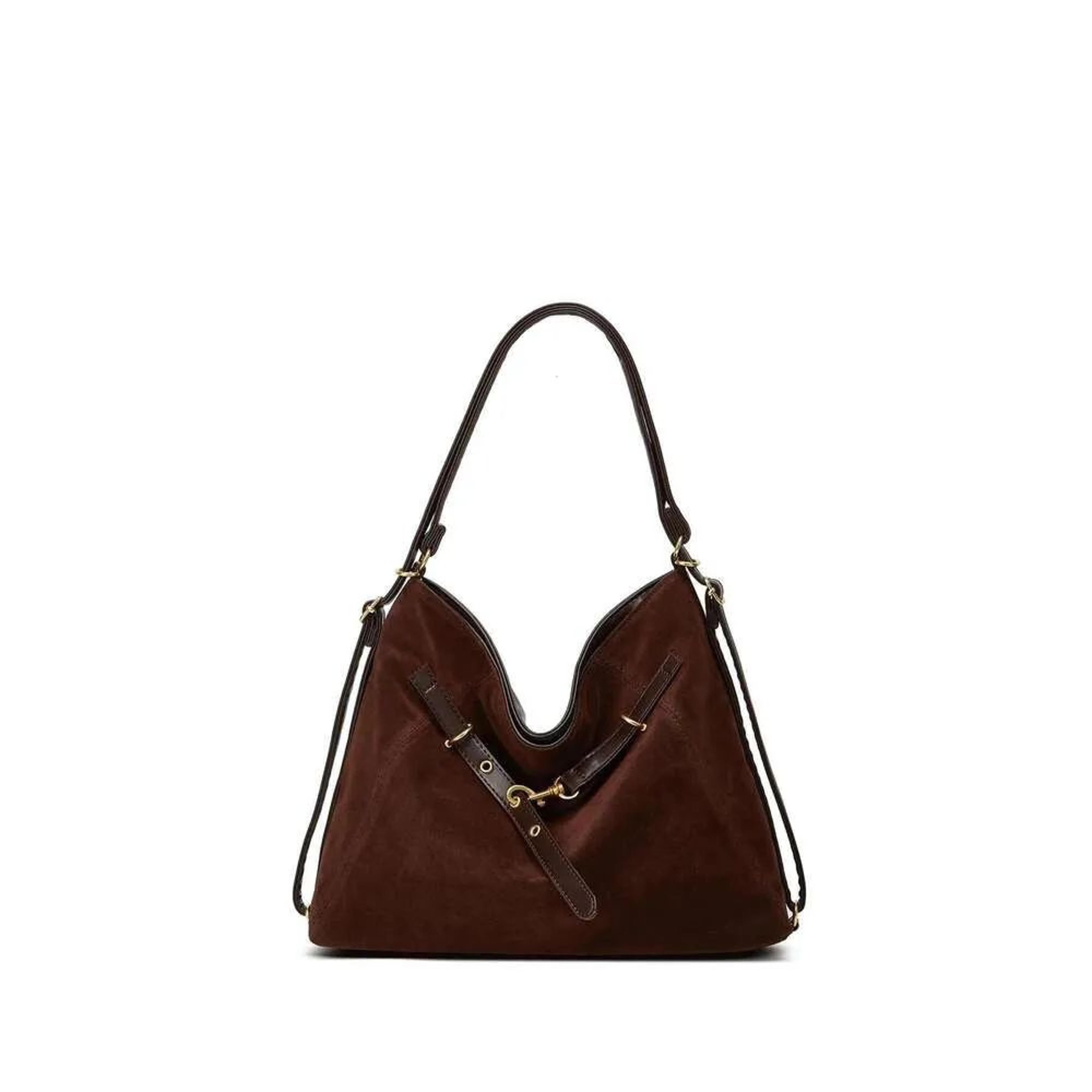 Large Plaid Tote Bag With Zipper Closure And Versatile Shoulder Crossbody Design 2