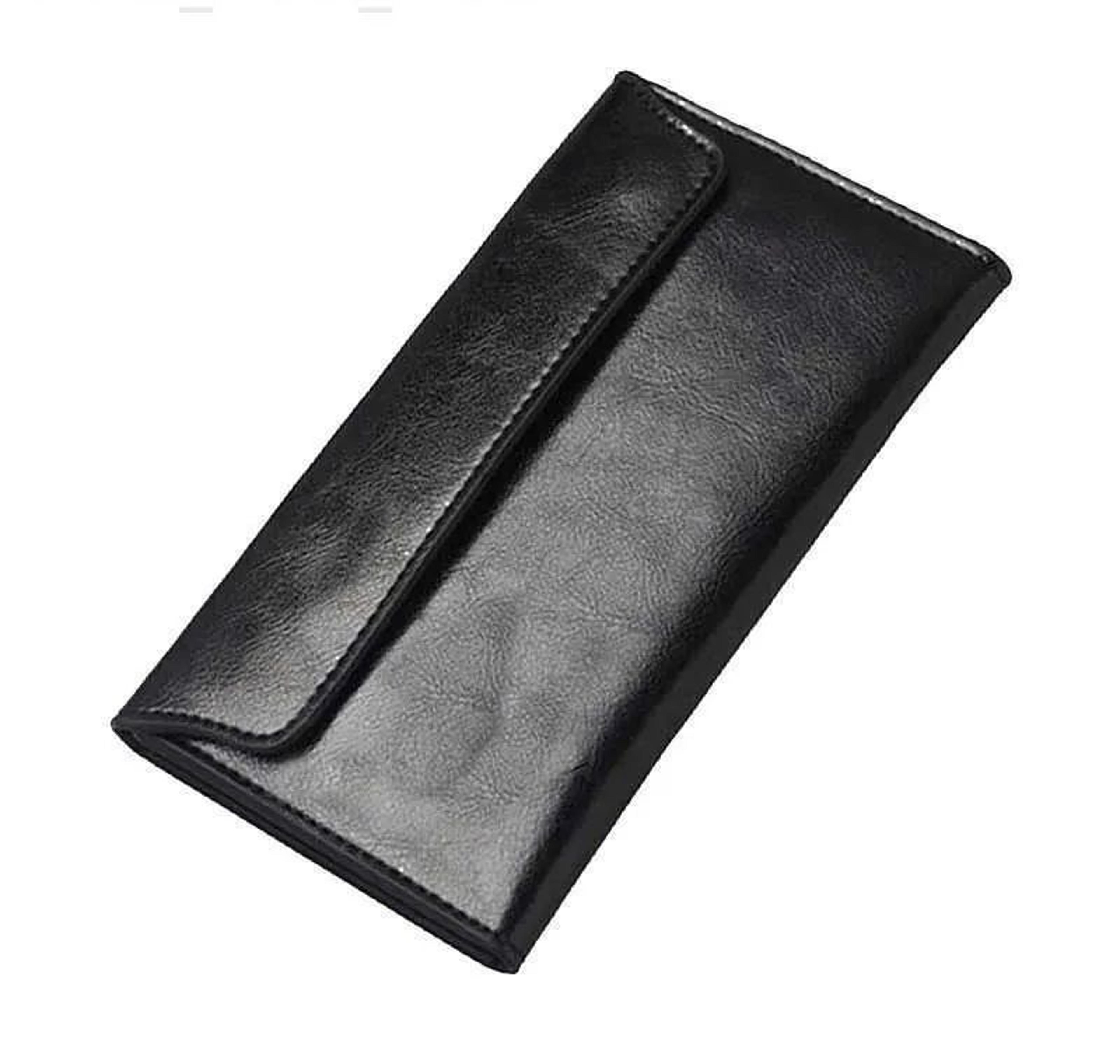 women's slim long clutch wallet with zipper closure and elegant design