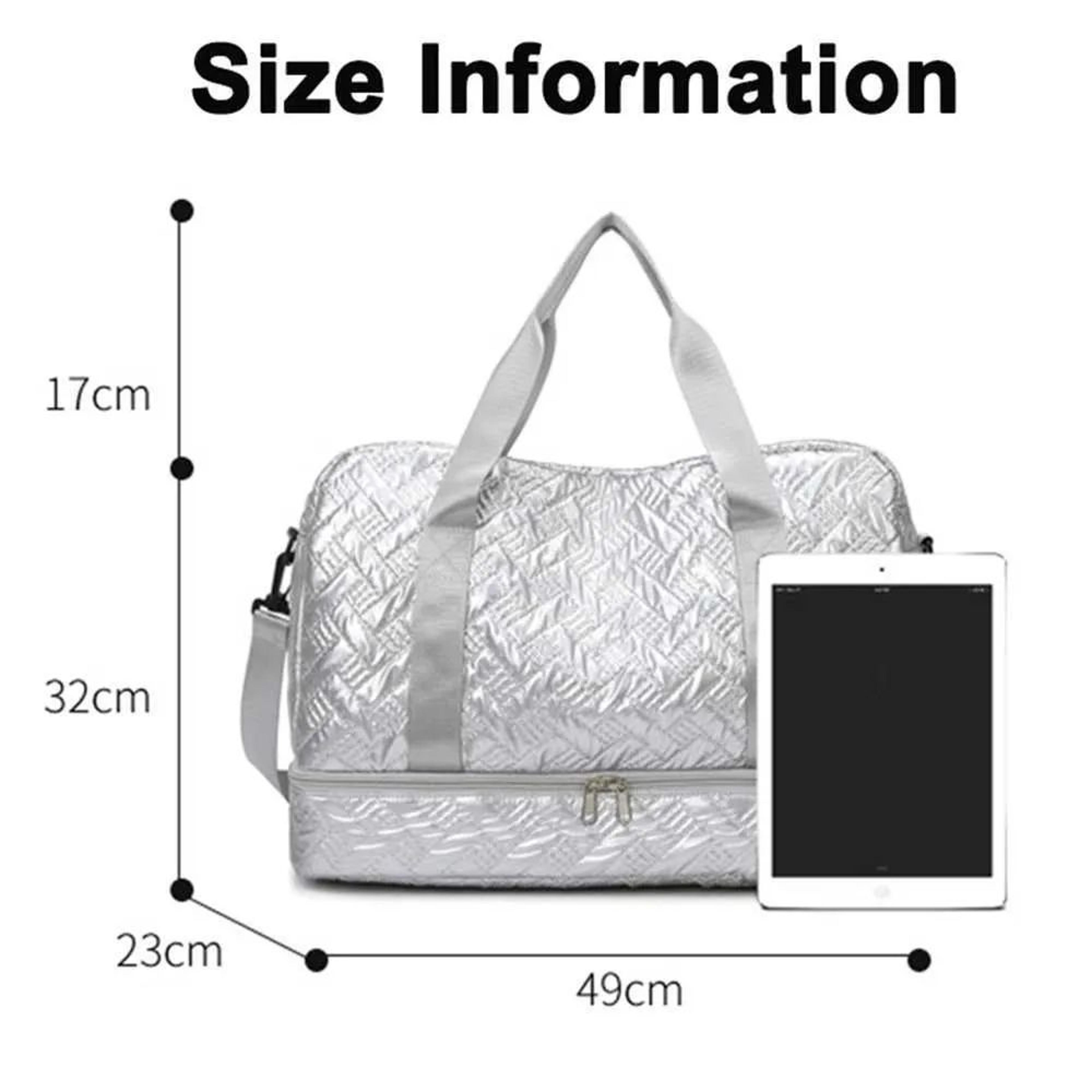 Lightweight Travel Duffle Bag With Large Capacity And Foldable Weekender Design 5