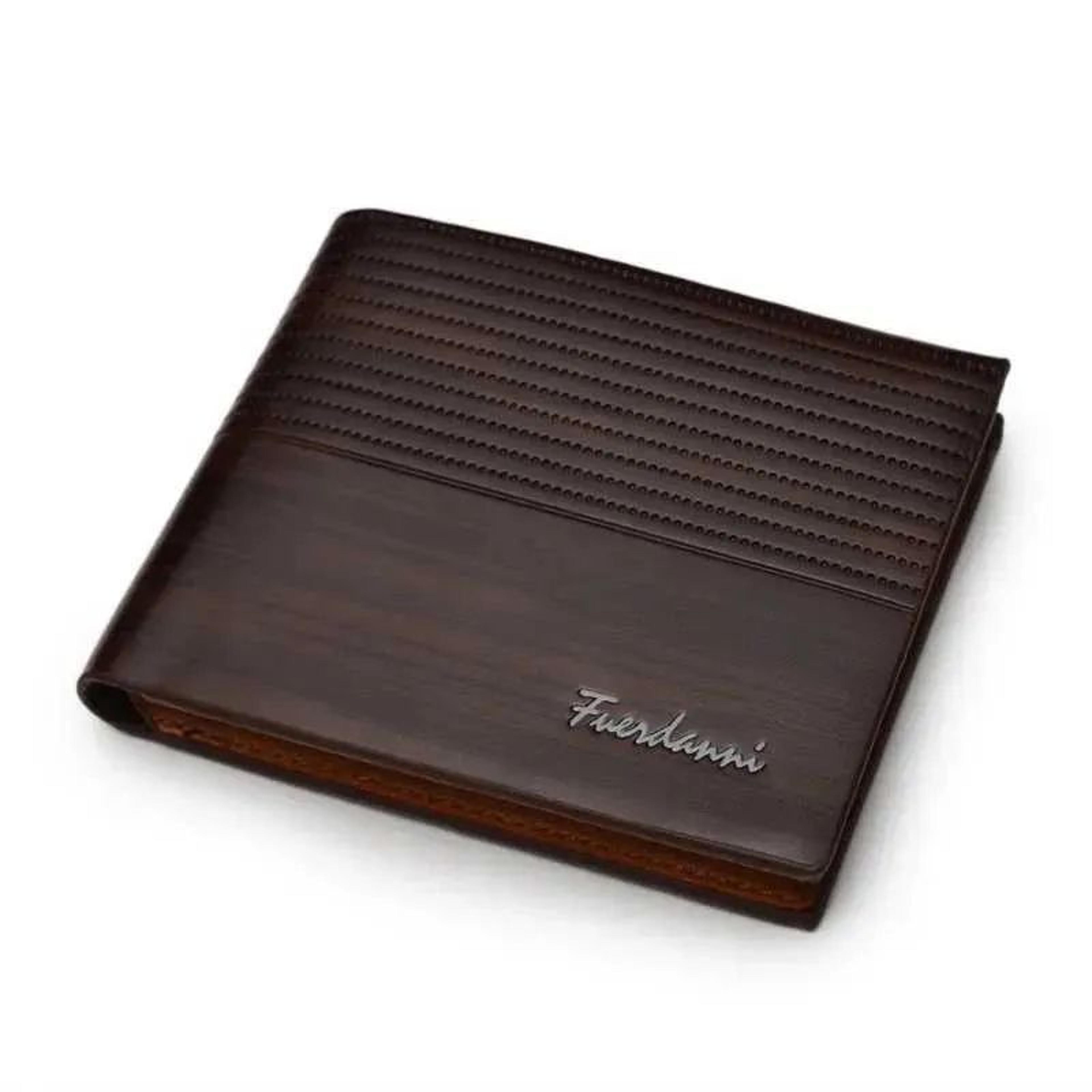 Mens Vintage Genuine Leather Wallet With Slim Bifold Design And Card Slots 3