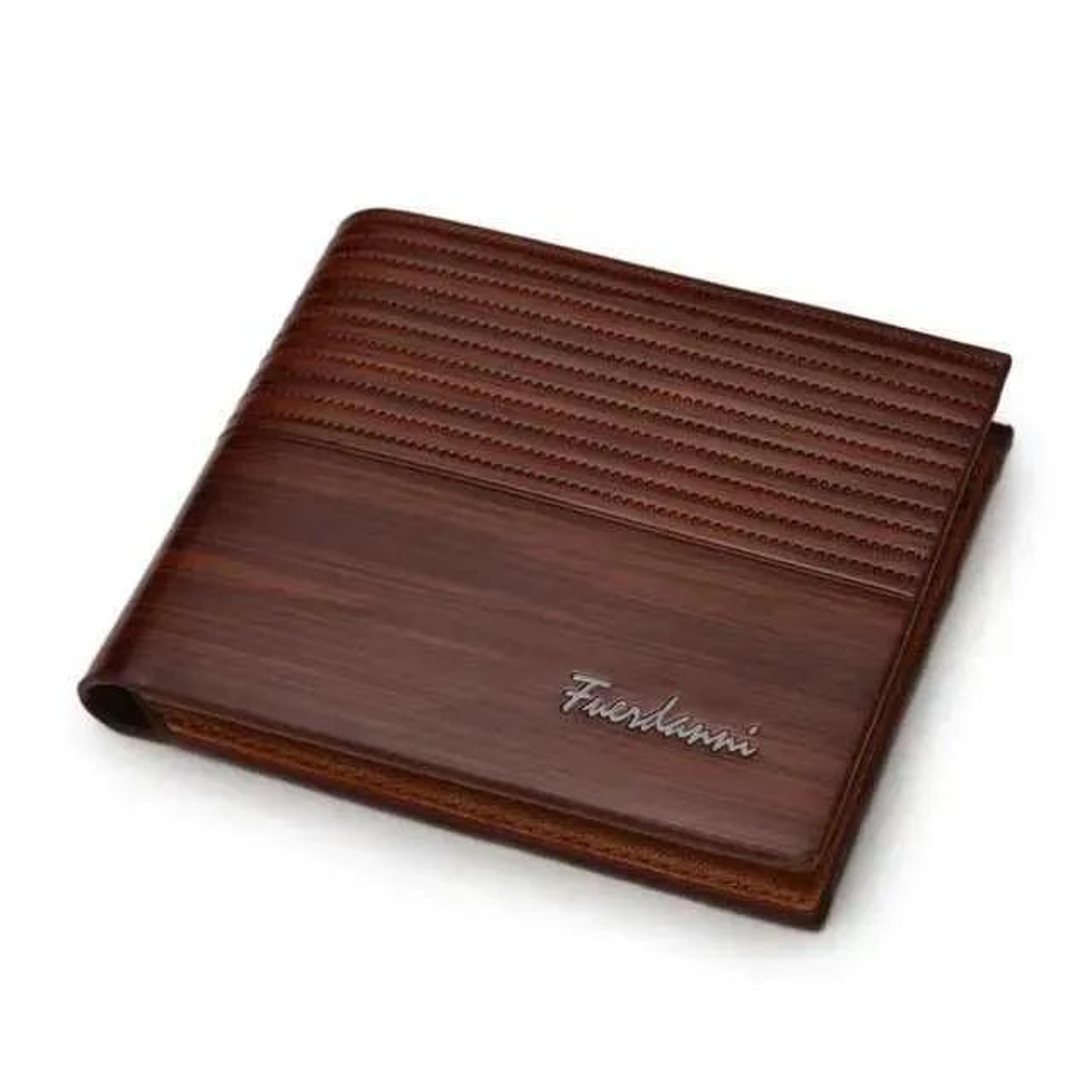Mens Vintage Genuine Leather Wallet With Slim Bifold Design And Card Slots 4
