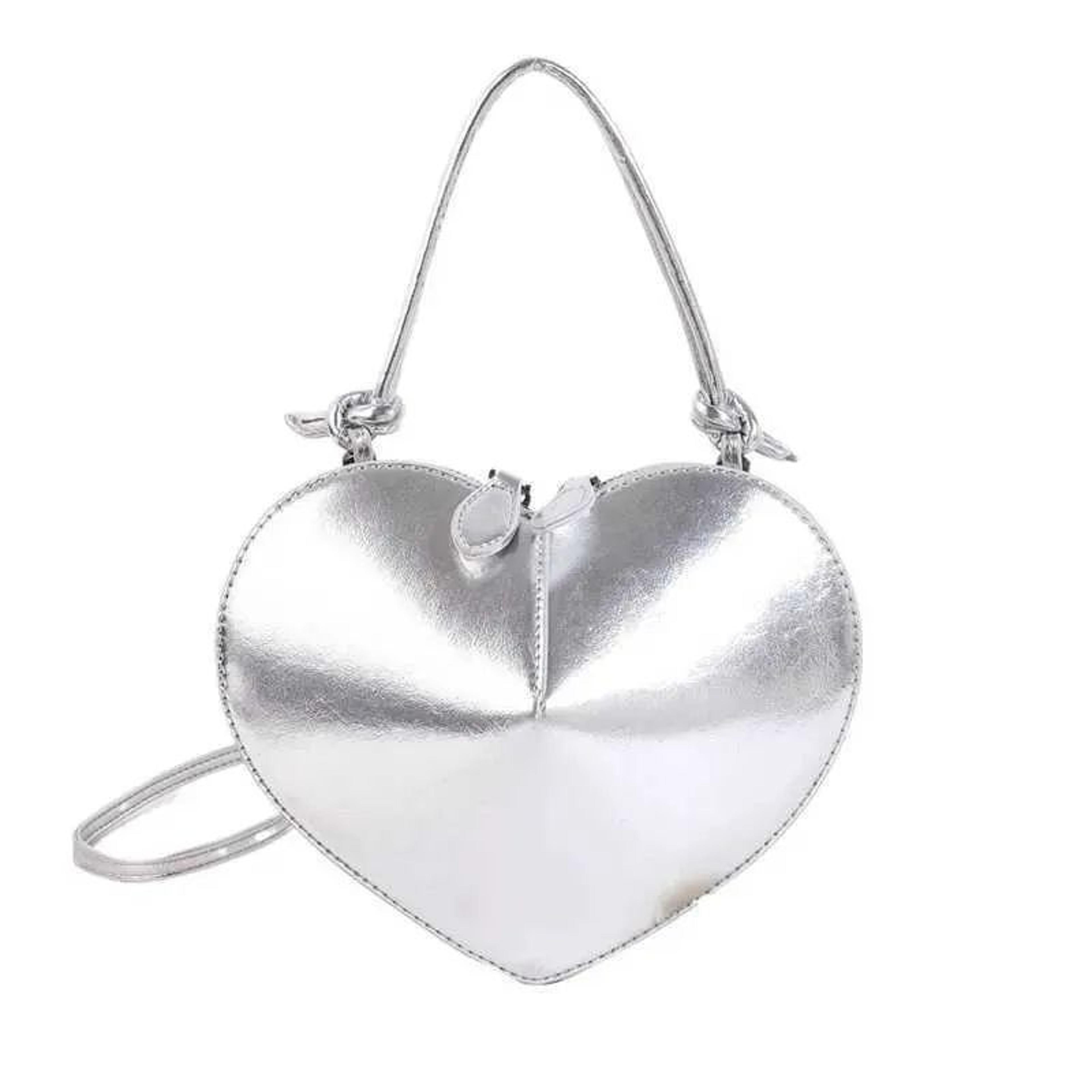 Womens Heart Shaped Handbag With PU Leather Crossbody And Shoulder Bag Style 7