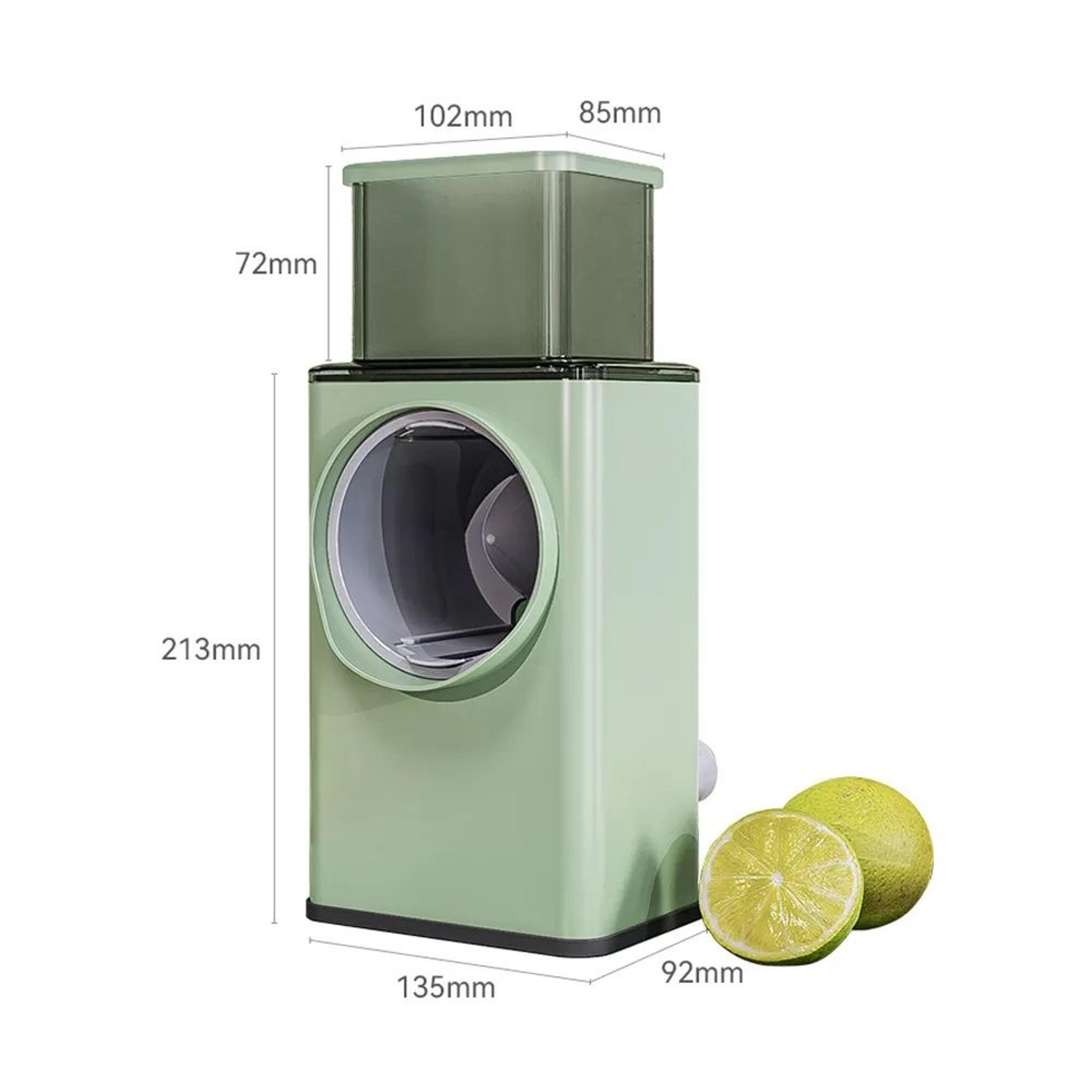 Manual Vegetable Slicer And Rotary Grater With Stainless Steel Blades 7