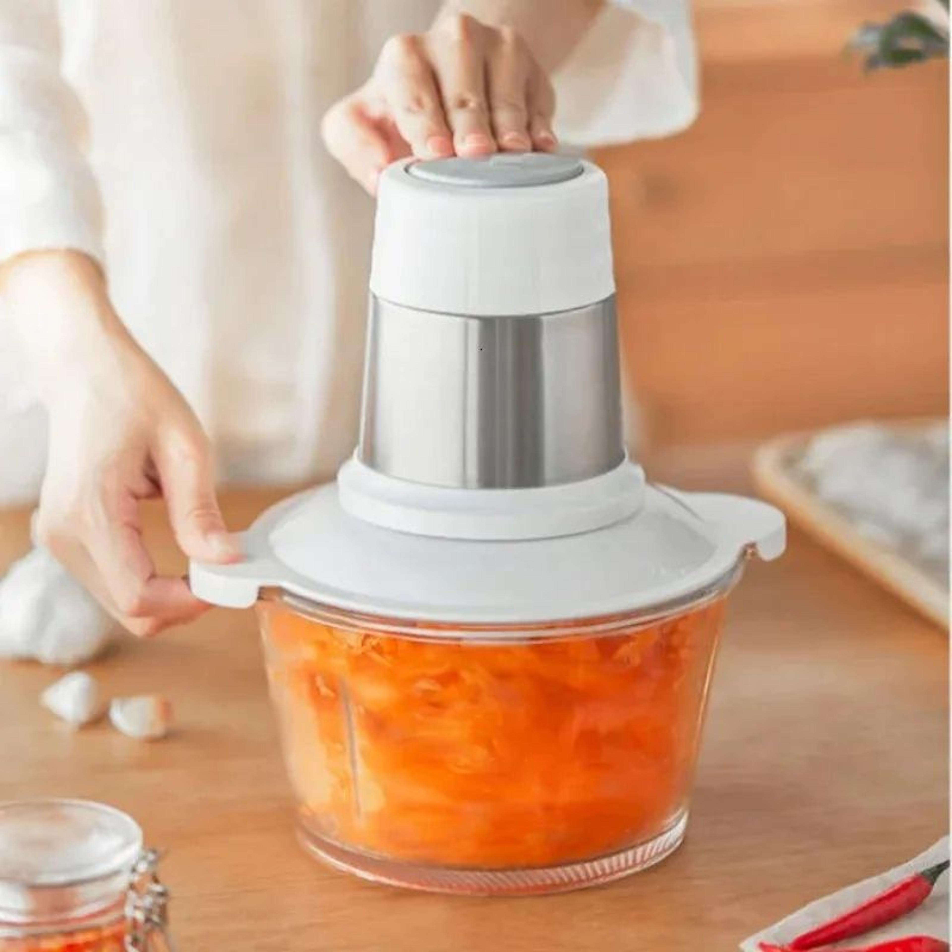 Multifunctional Electric Food Chopper Automatic Meat Mincer And Garlic Grinder 2