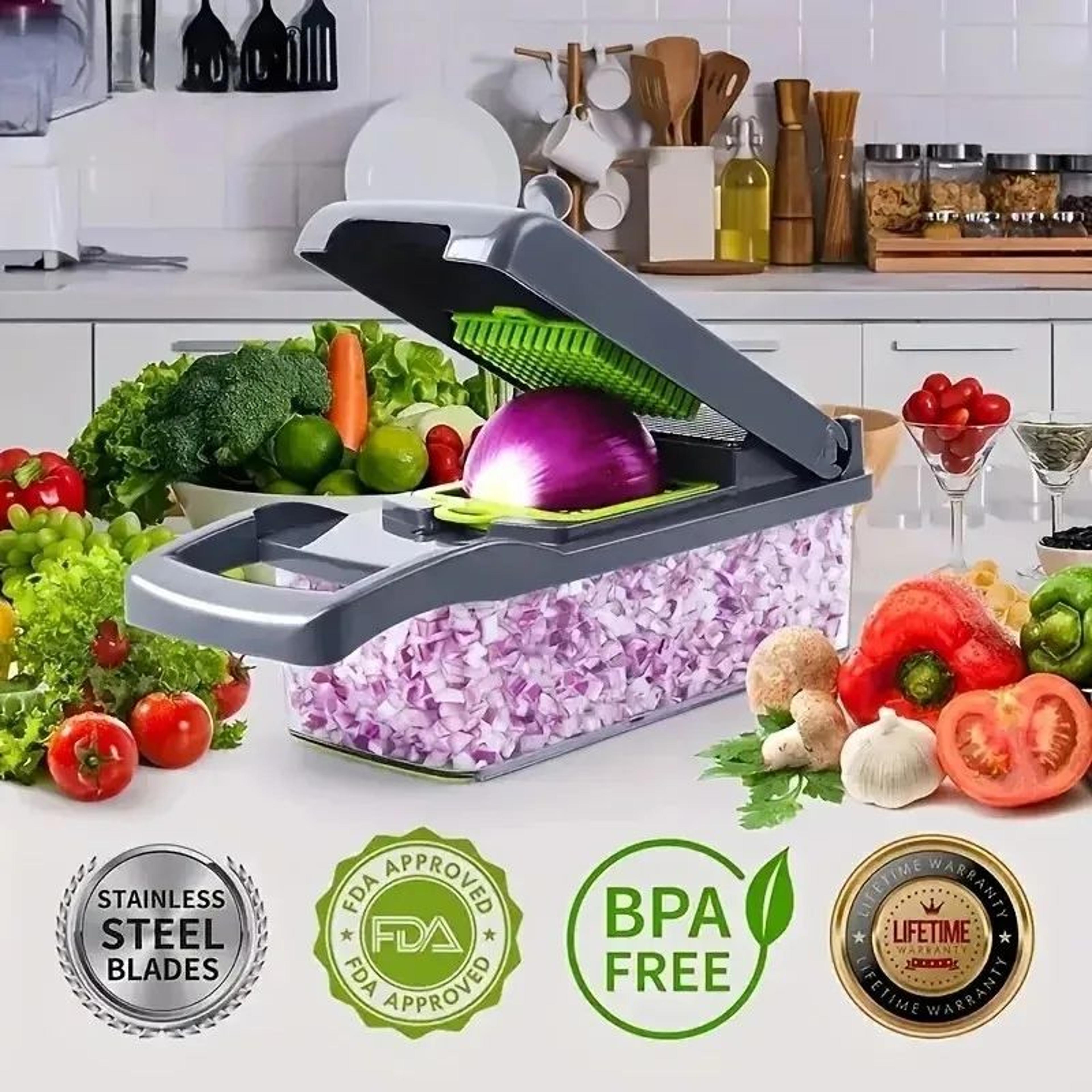 Multifunctional Vegetable Chopper Kitchen Slicer And Cutter 3