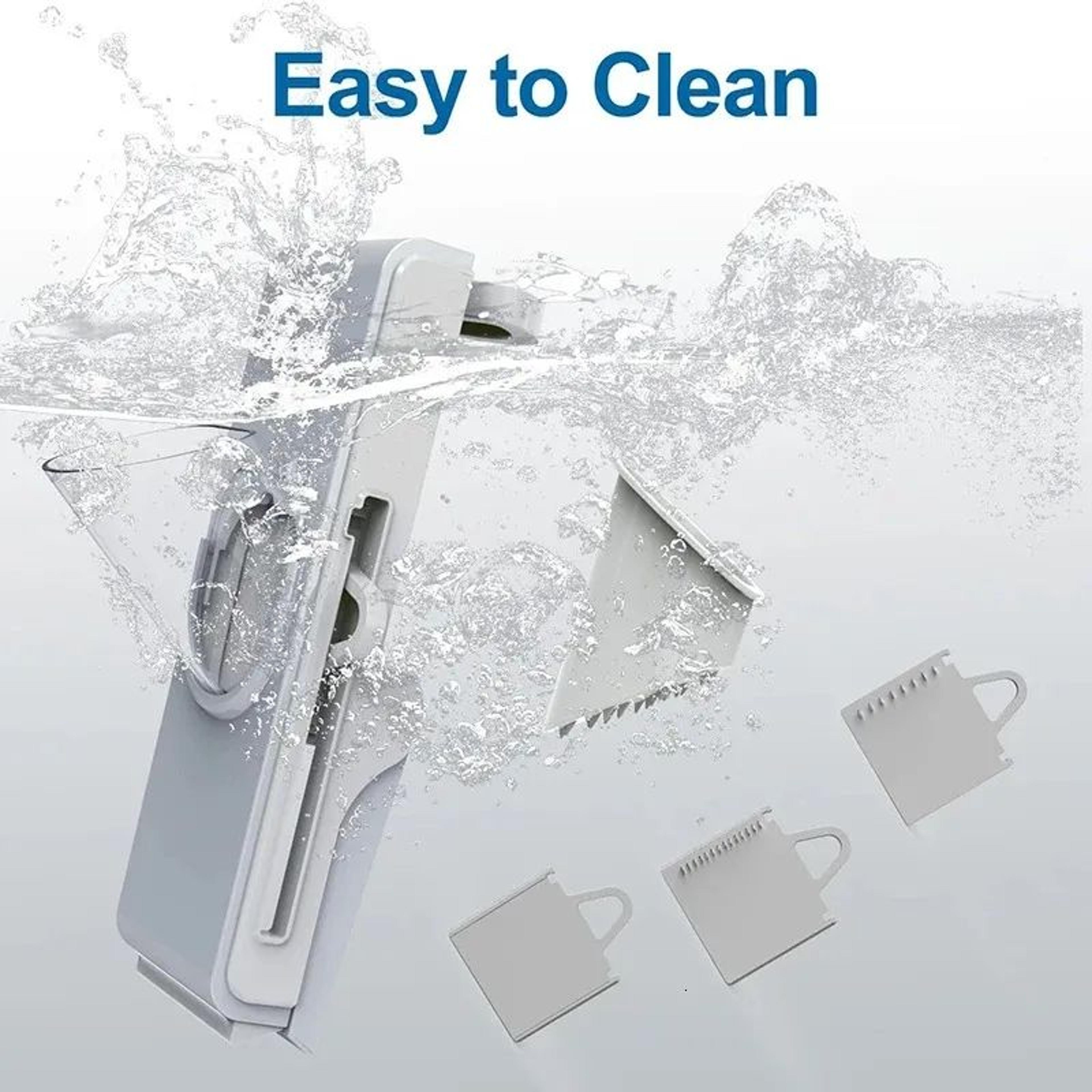 Multifunction Vegetable Slicer With Stainless Steel Blades And Non Slip Base 3