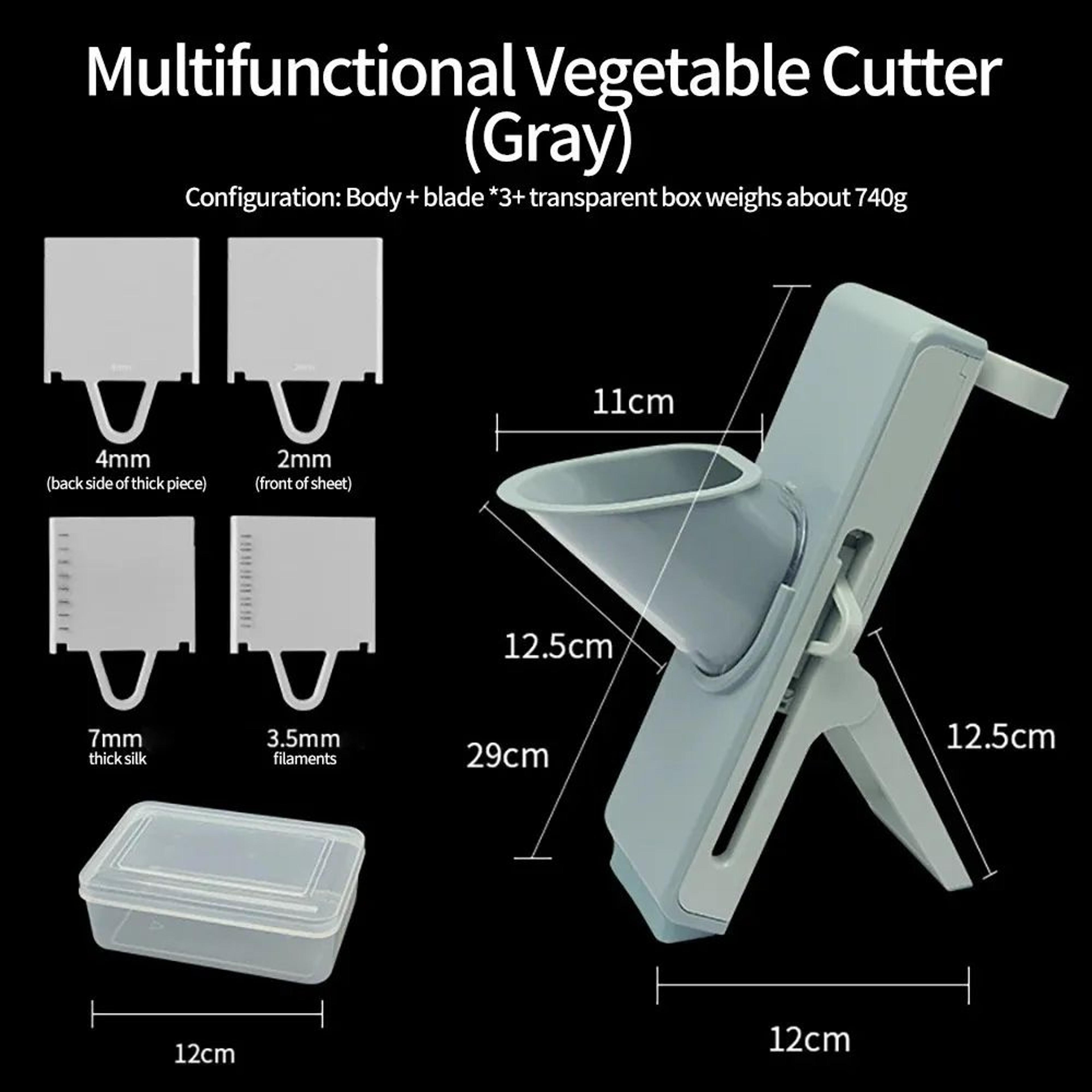 Vegetable Slicer And Chopper With Stainless Steel Blades 0