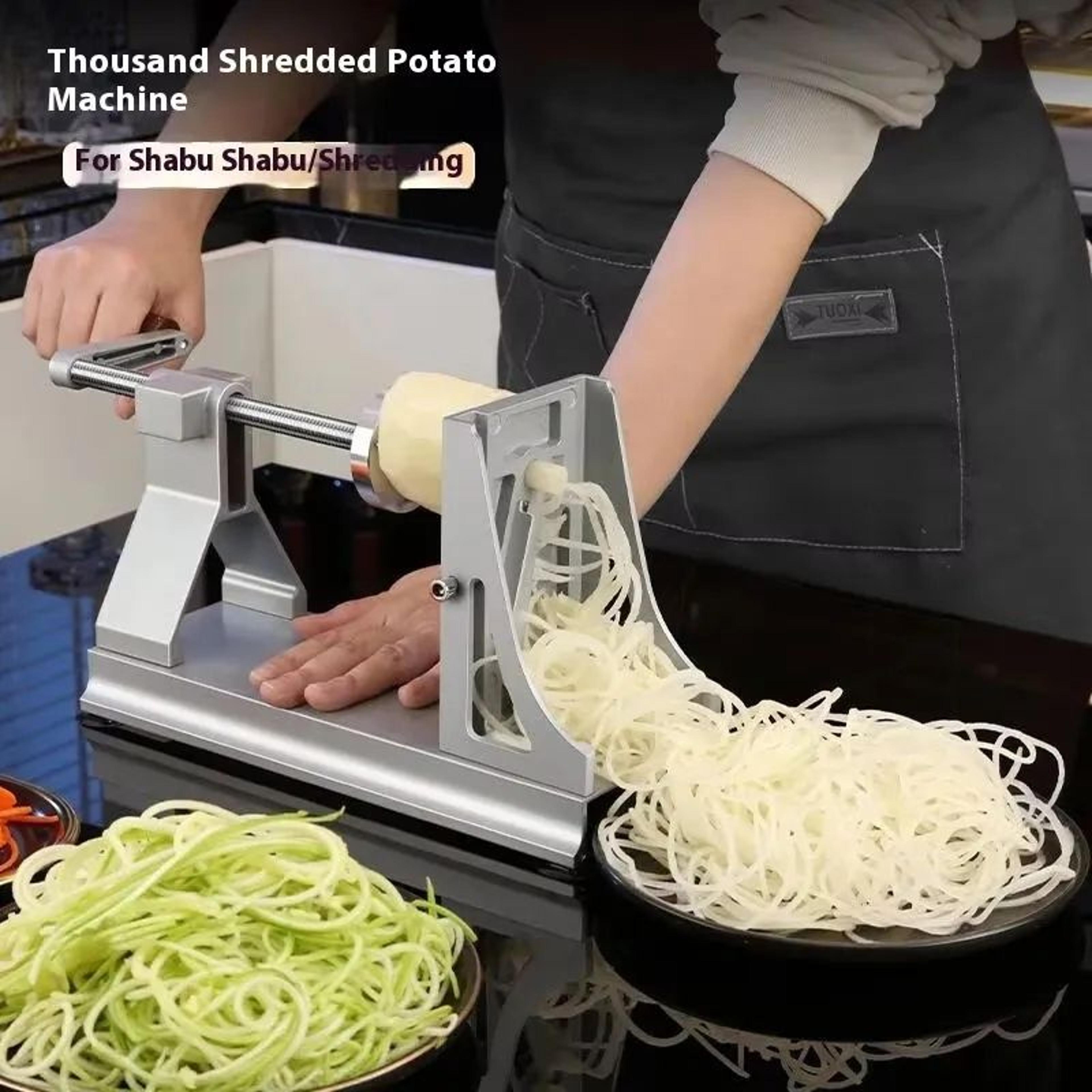 Stainless Steel Vegetable Chopper Spiralizer And Slicer With Blade Sizes 2