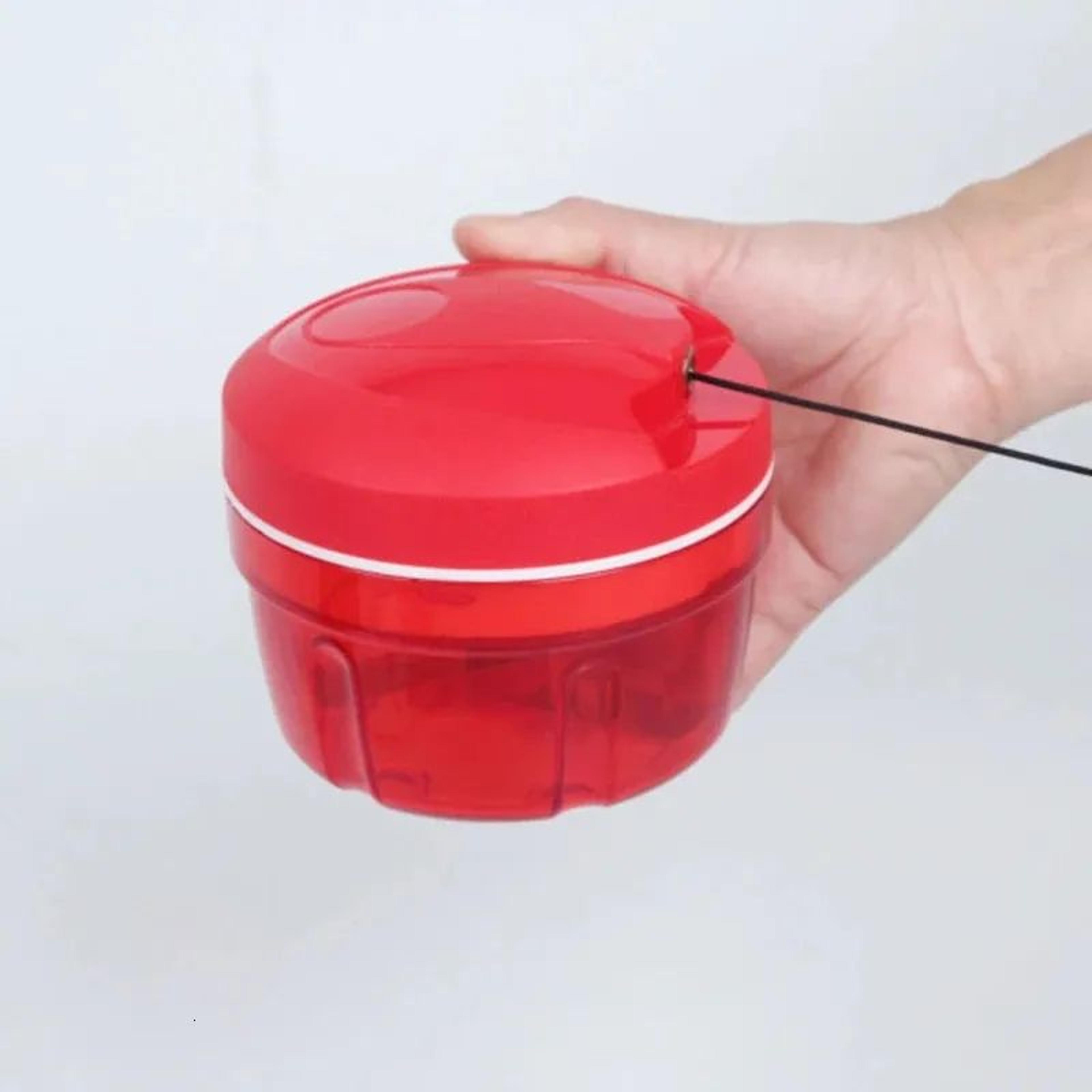 Mini Manual Food Chopper Multifunctional Vegetable Cutter And Garlic Masher 4