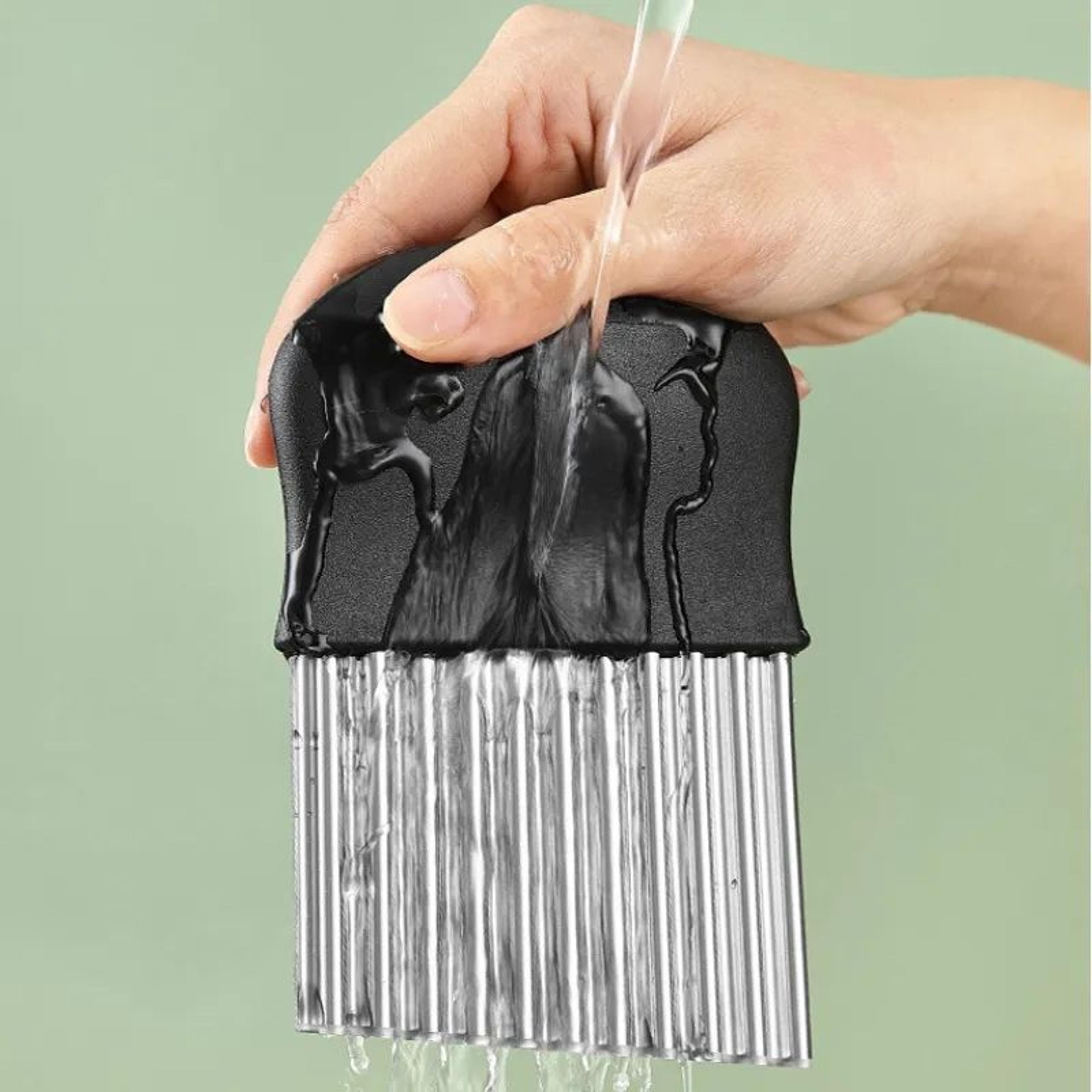 Stainless Steel Crinkle Potato Slicer And Vegetable Cutter For Kitchen 3