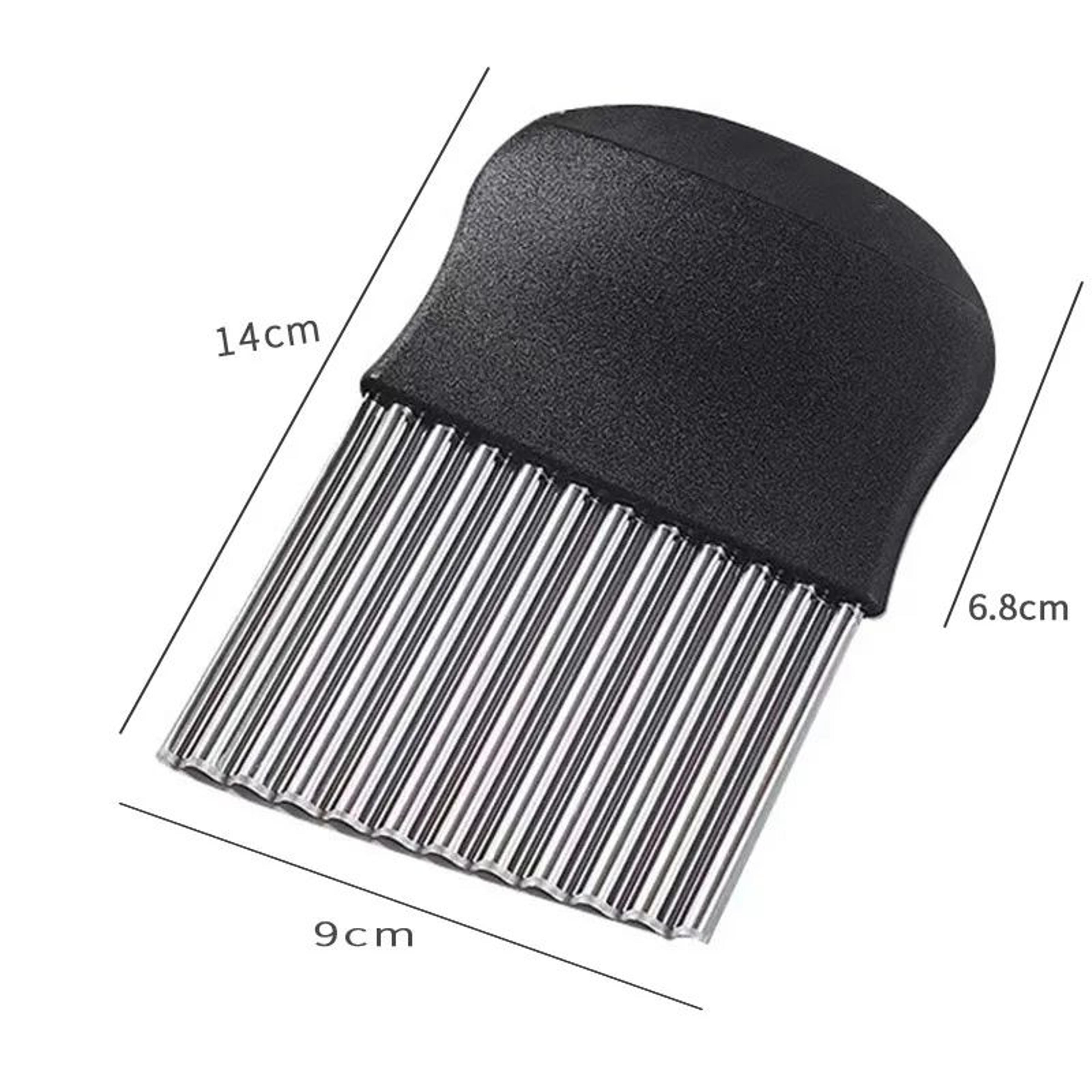Stainless Steel Crinkle Potato Slicer And Vegetable Cutter For Kitchen 5