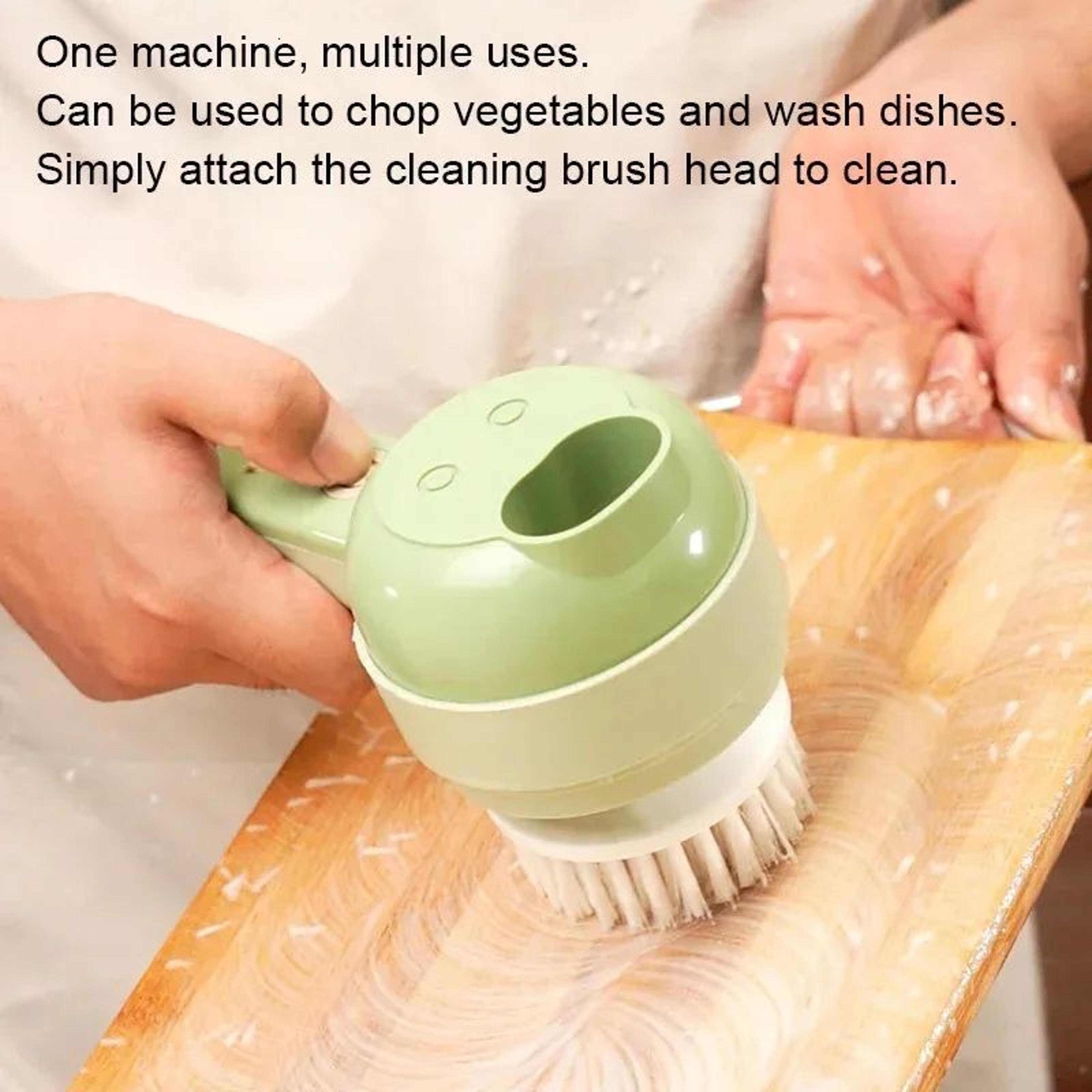 Electric Vegetable Cutter Wireless Handheld Food Chopper And Slicer 4