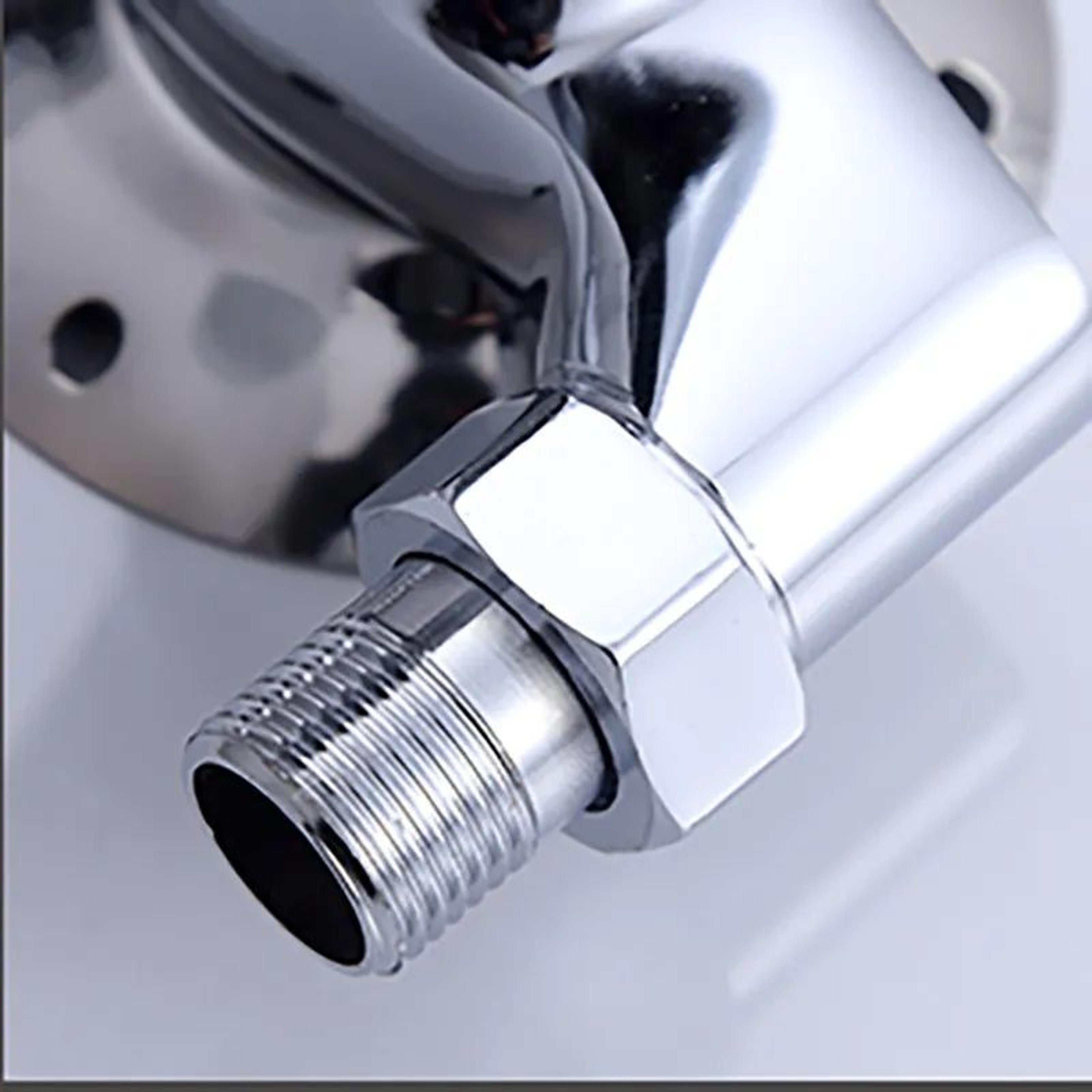 Exposed Pipe Hot And Cold Shower Faucet Set With Switch For Solar Water Heater 2