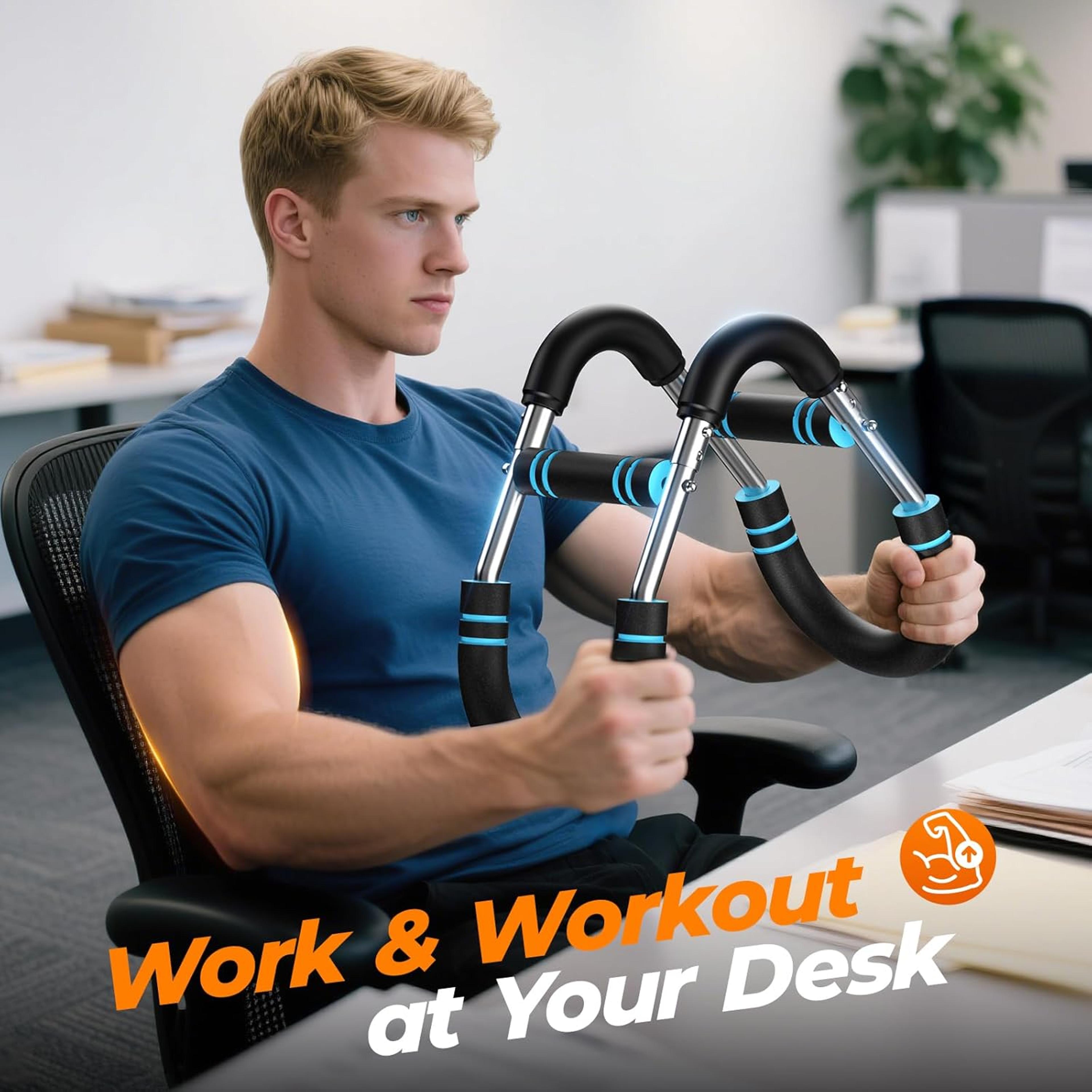 Power Twister Bar Arm Trainer With Non Slip Grip For Chest And Upper Body Workout 1