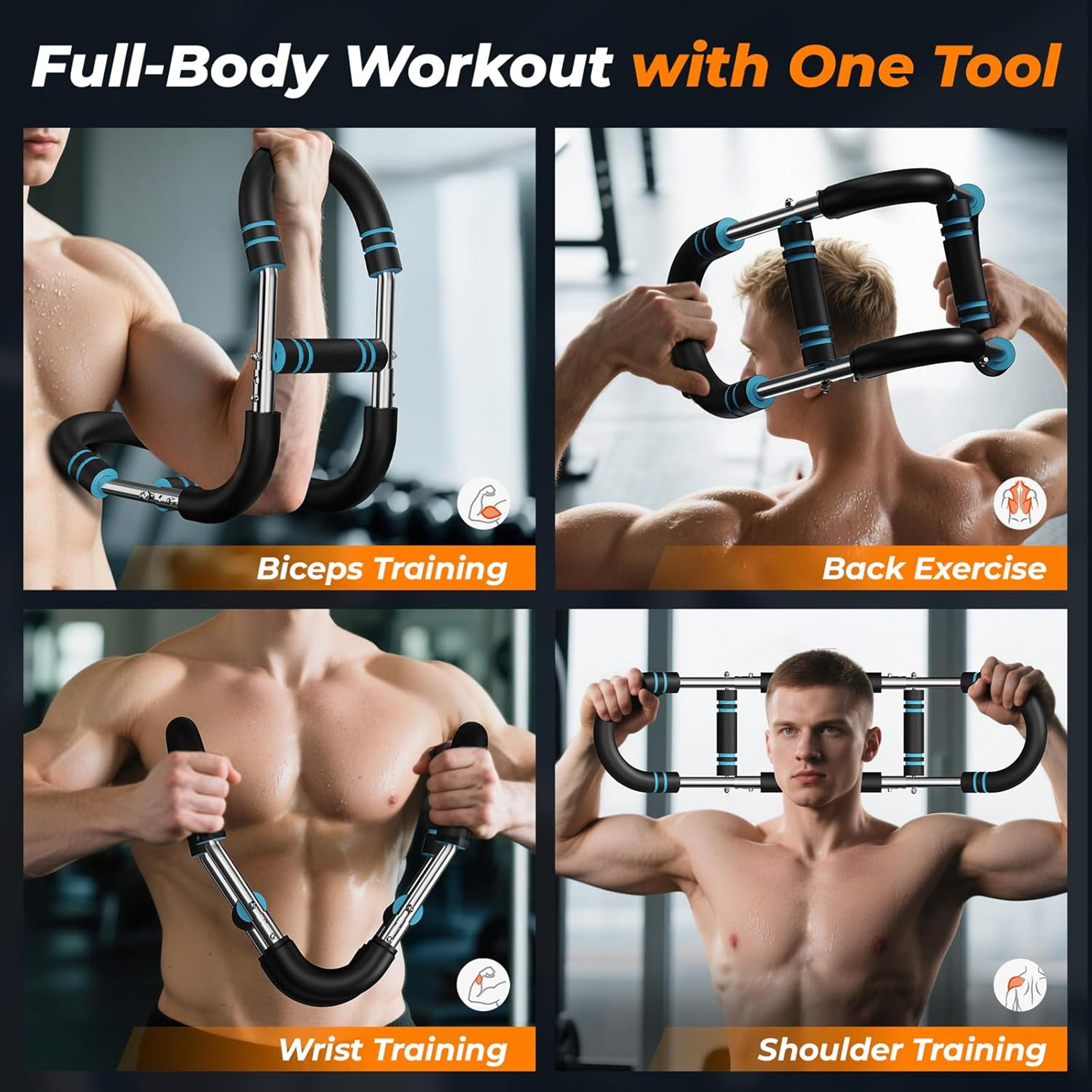 Power Twister Bar Arm Trainer With Non Slip Grip For Chest And Upper Body Workout 3