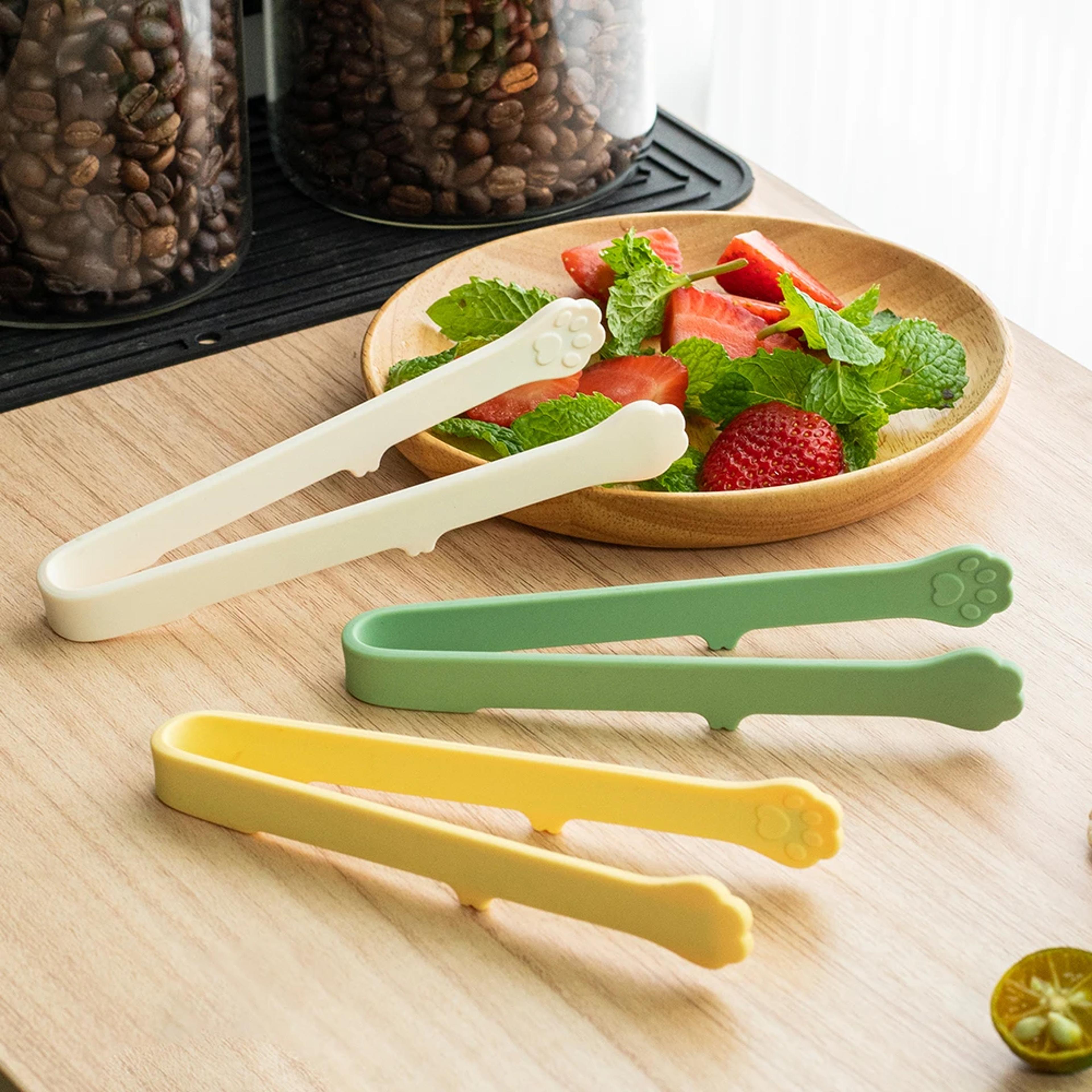 Cat Paw Silicone Food Tongs For Snacks Ice Bread And BBQ 3