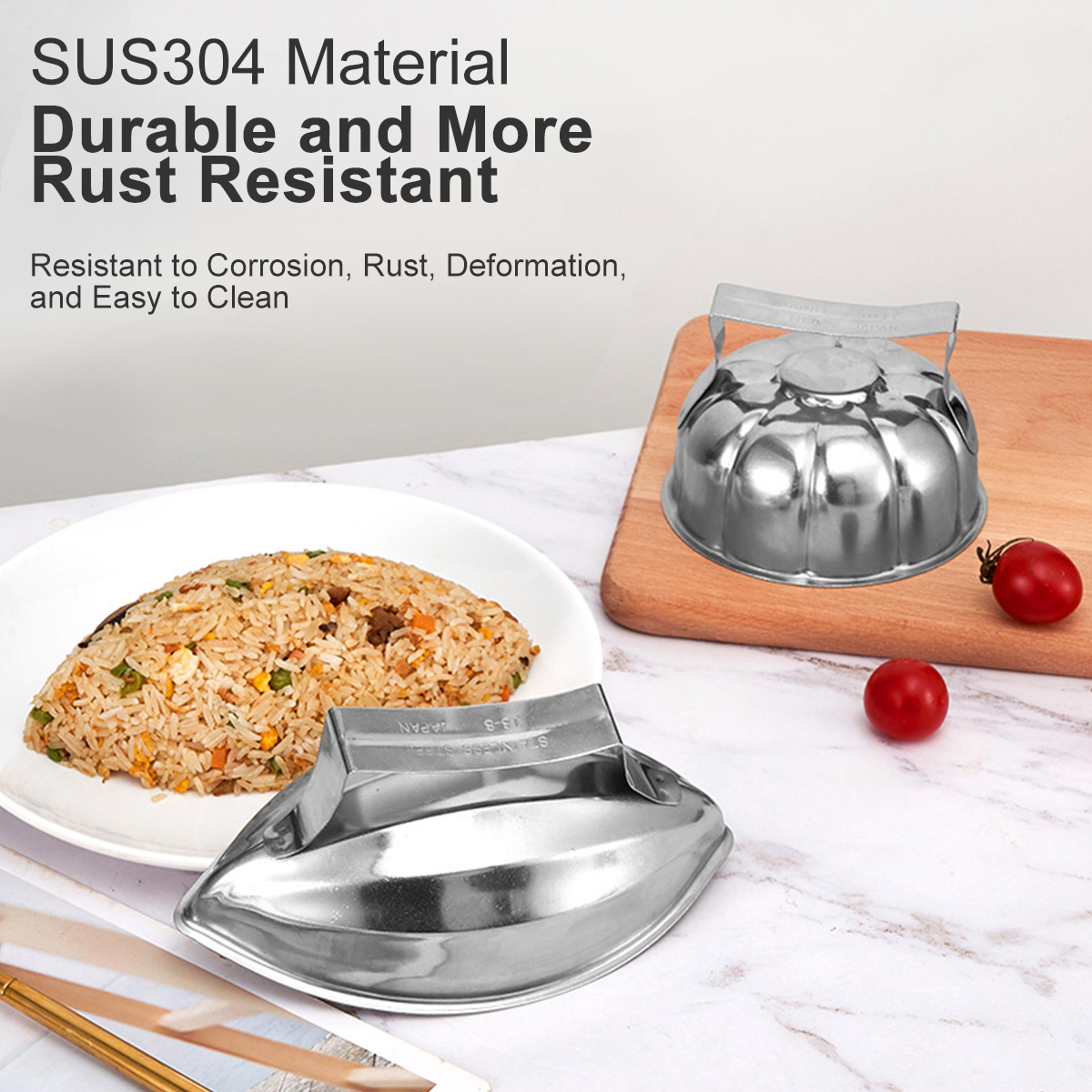 Japanese Omurice Mold Stainless Steel Rice Mold For Sushi And Bento 2