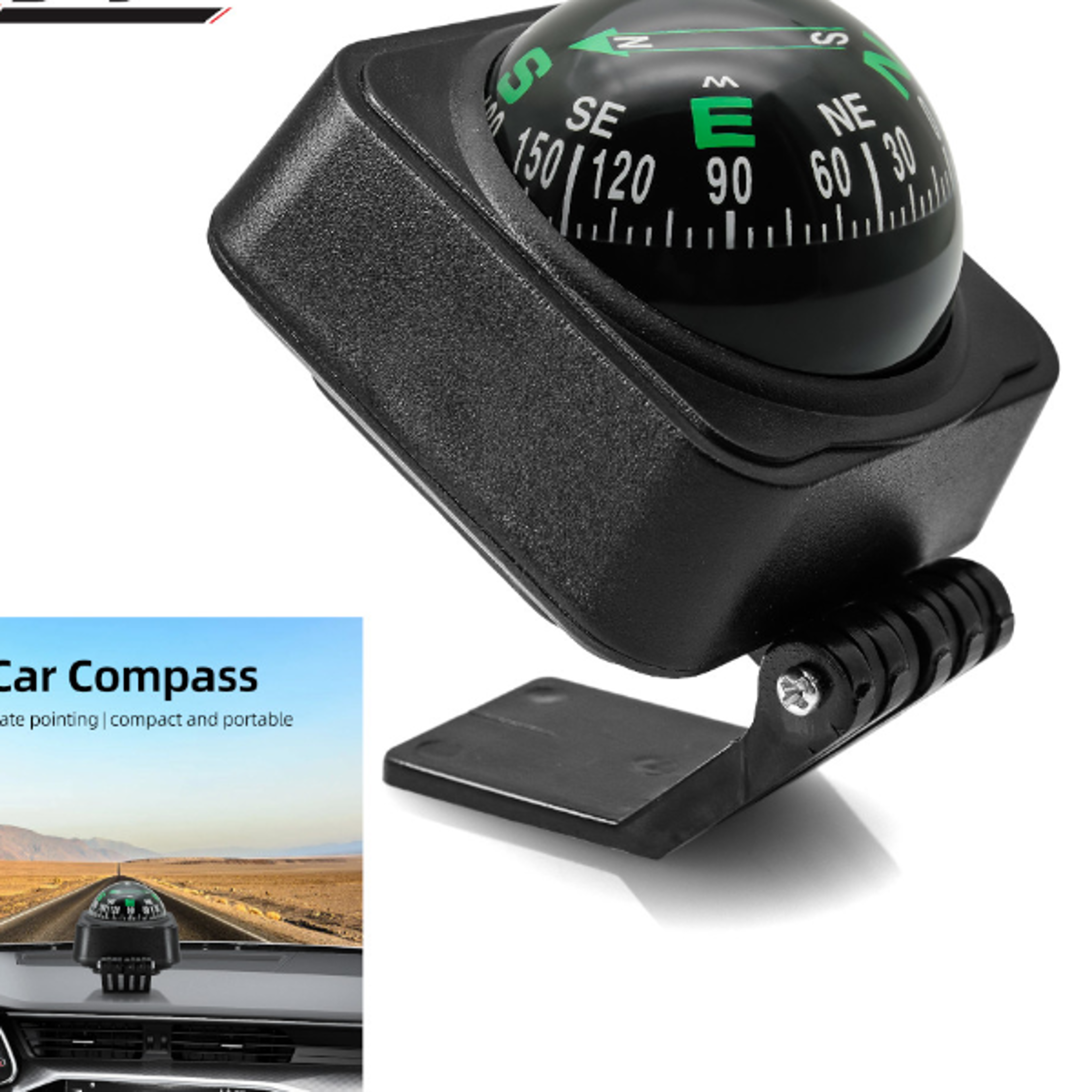 portable outdoor car compass navigation tool with hiking compass for boat vehicle cycling