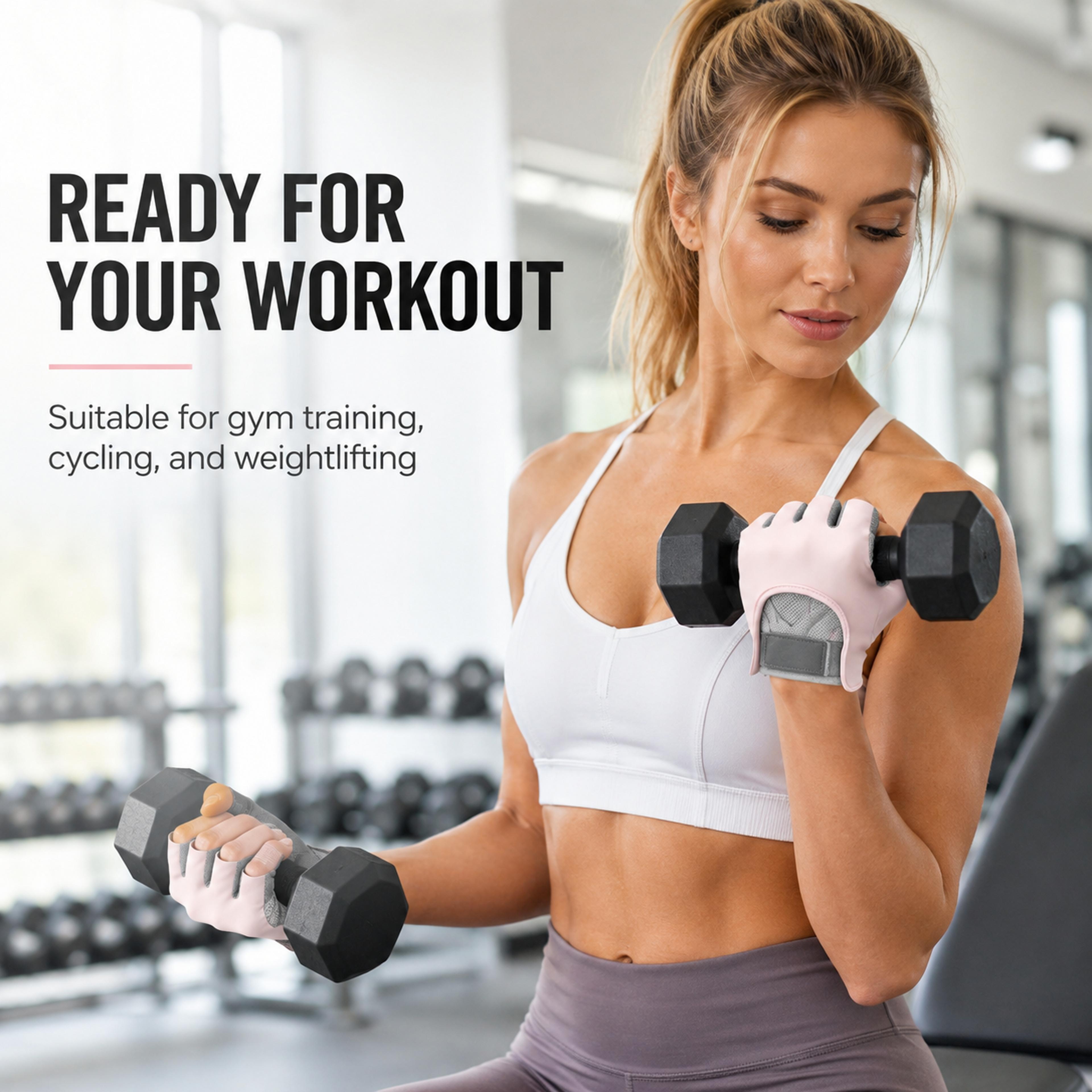 padded weightlifting gloves with wrist support