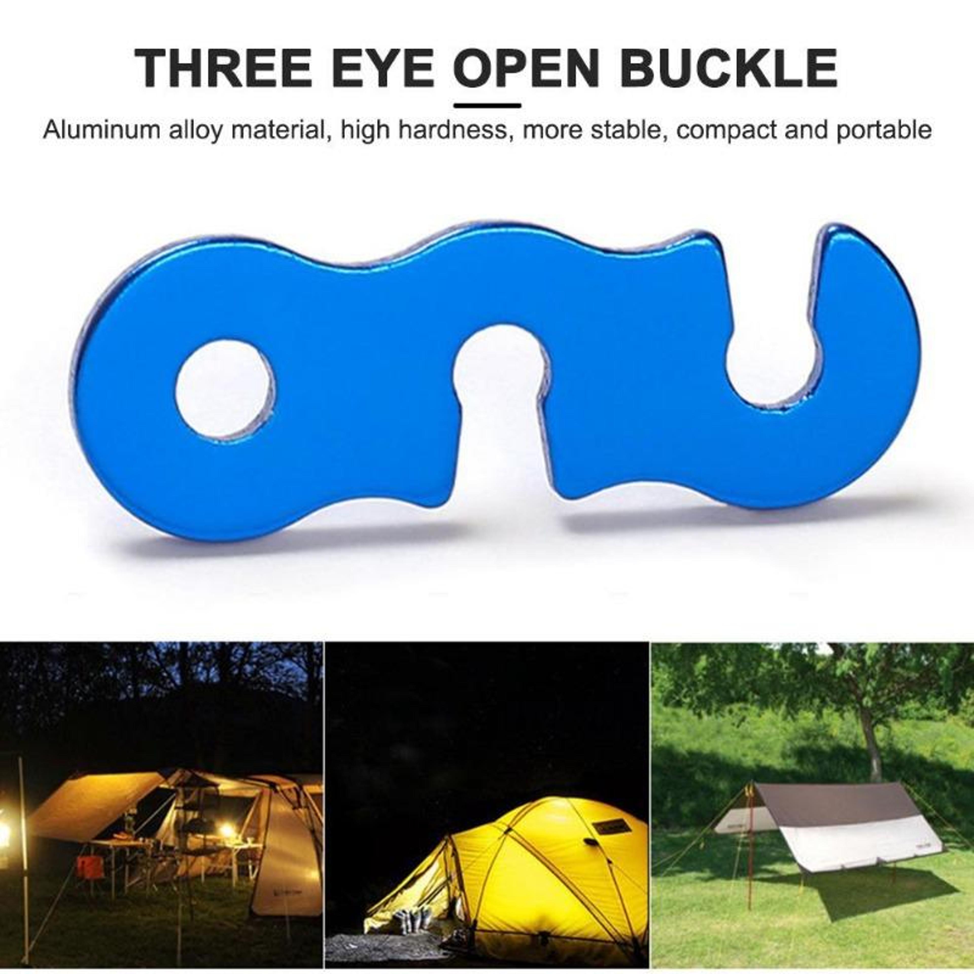 Adjustable Tent Cord Tensioners S Type Clips For Camping Tent Accessories 3