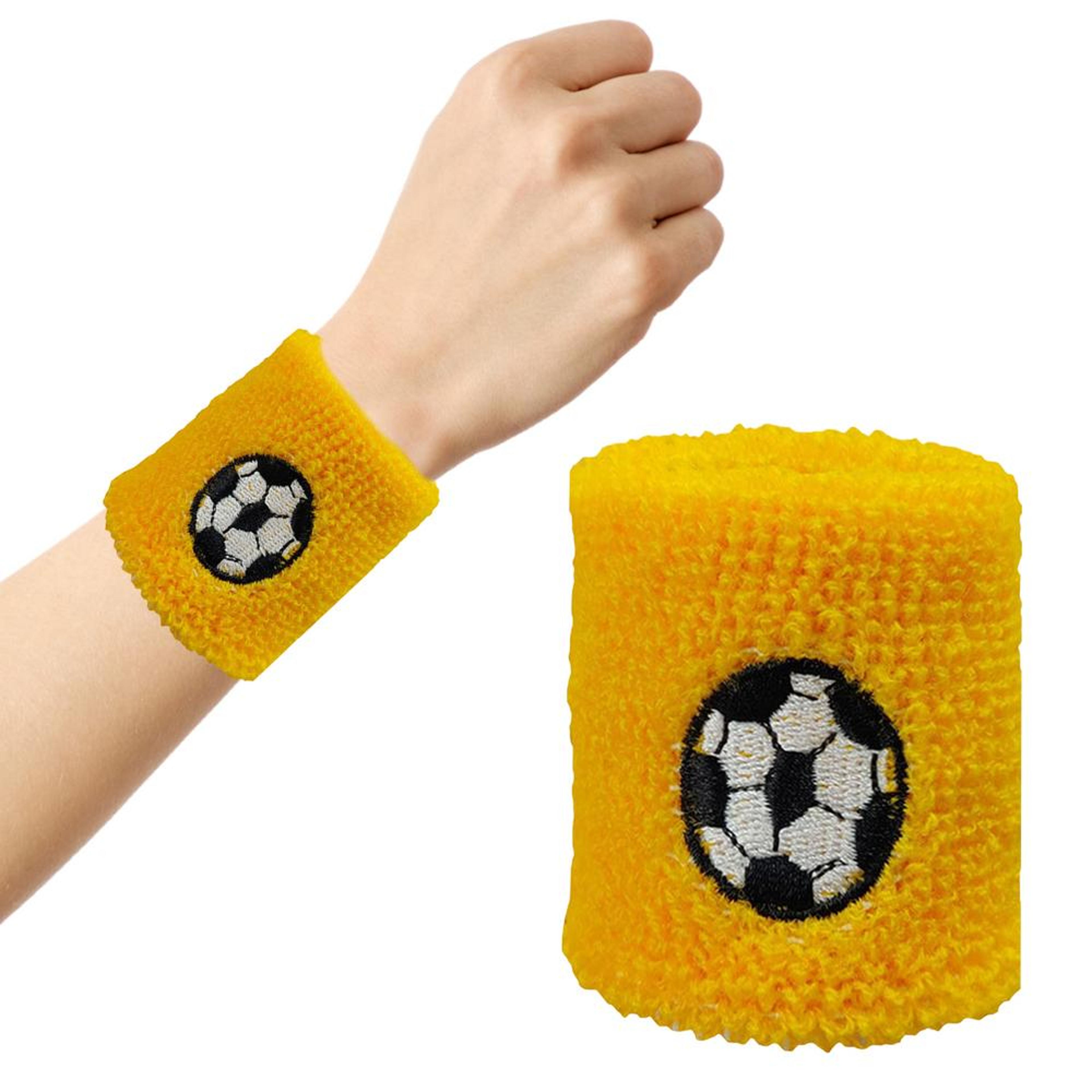 Kids Sports Sweatbands Absorbent Wristbands For Basketball Baseball Activities 7