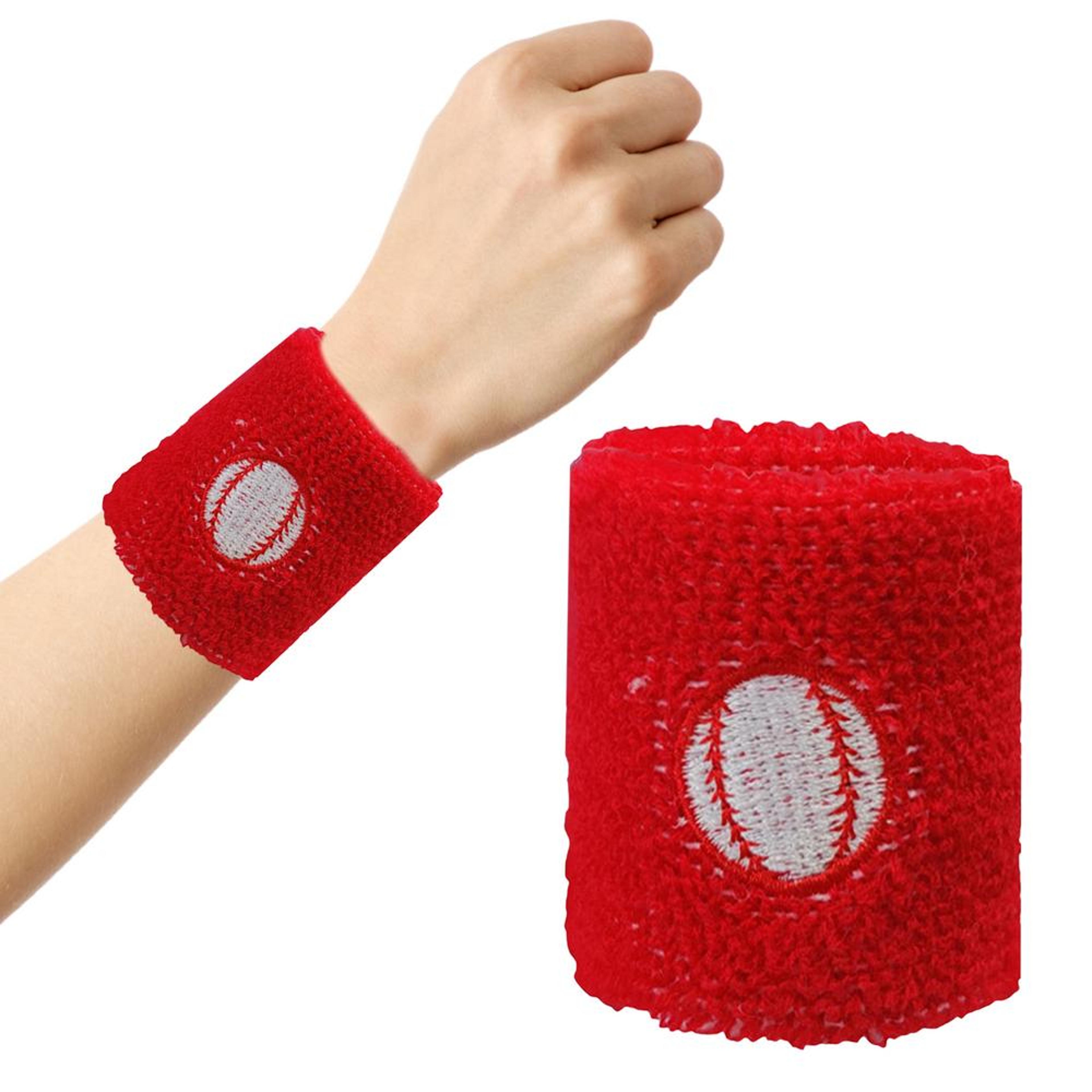 Kids Sports Sweatbands Absorbent Wristbands For Basketball Baseball Activities 8