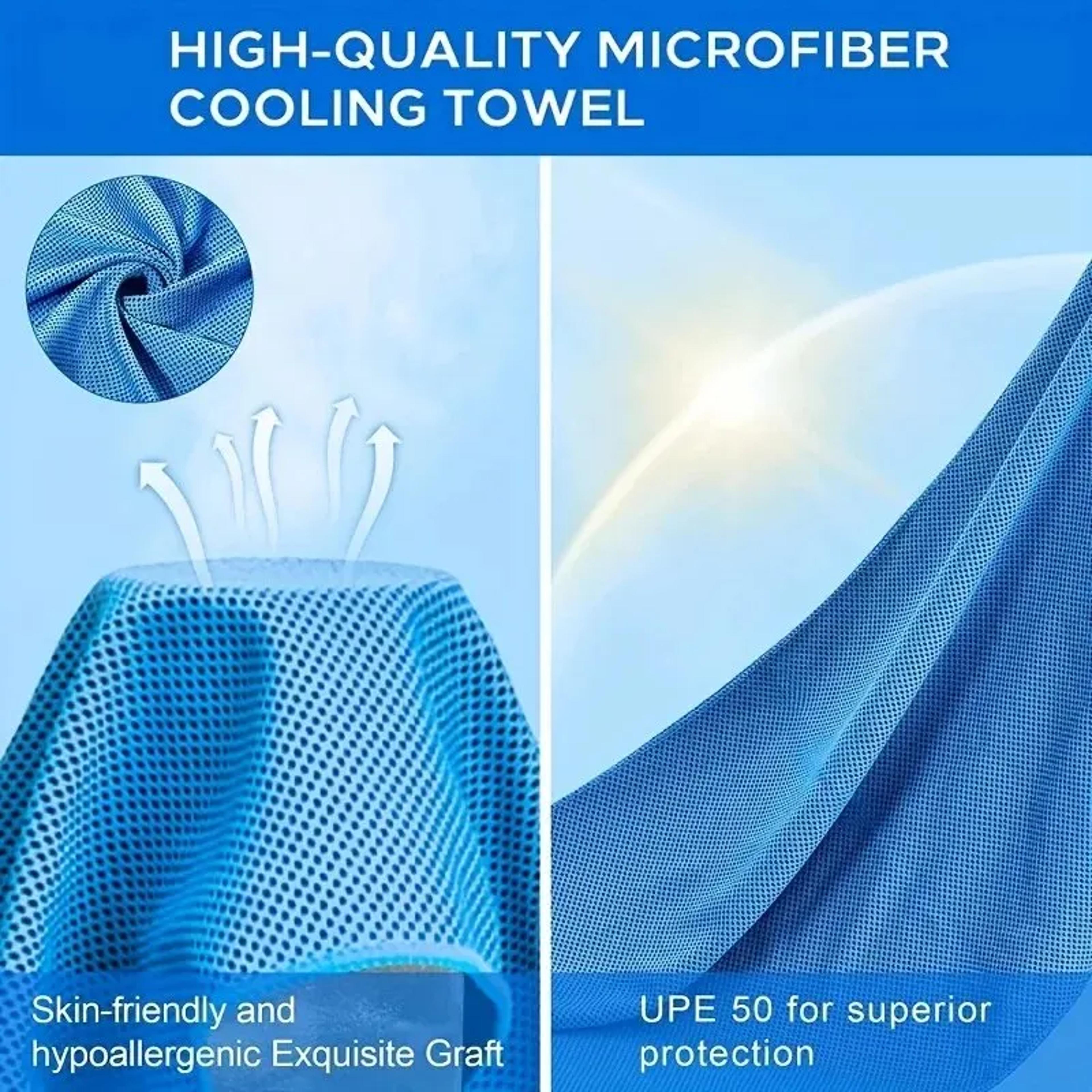 Quick Dry Cooling Hoodie Towel For Sports And Sun Coverage 2