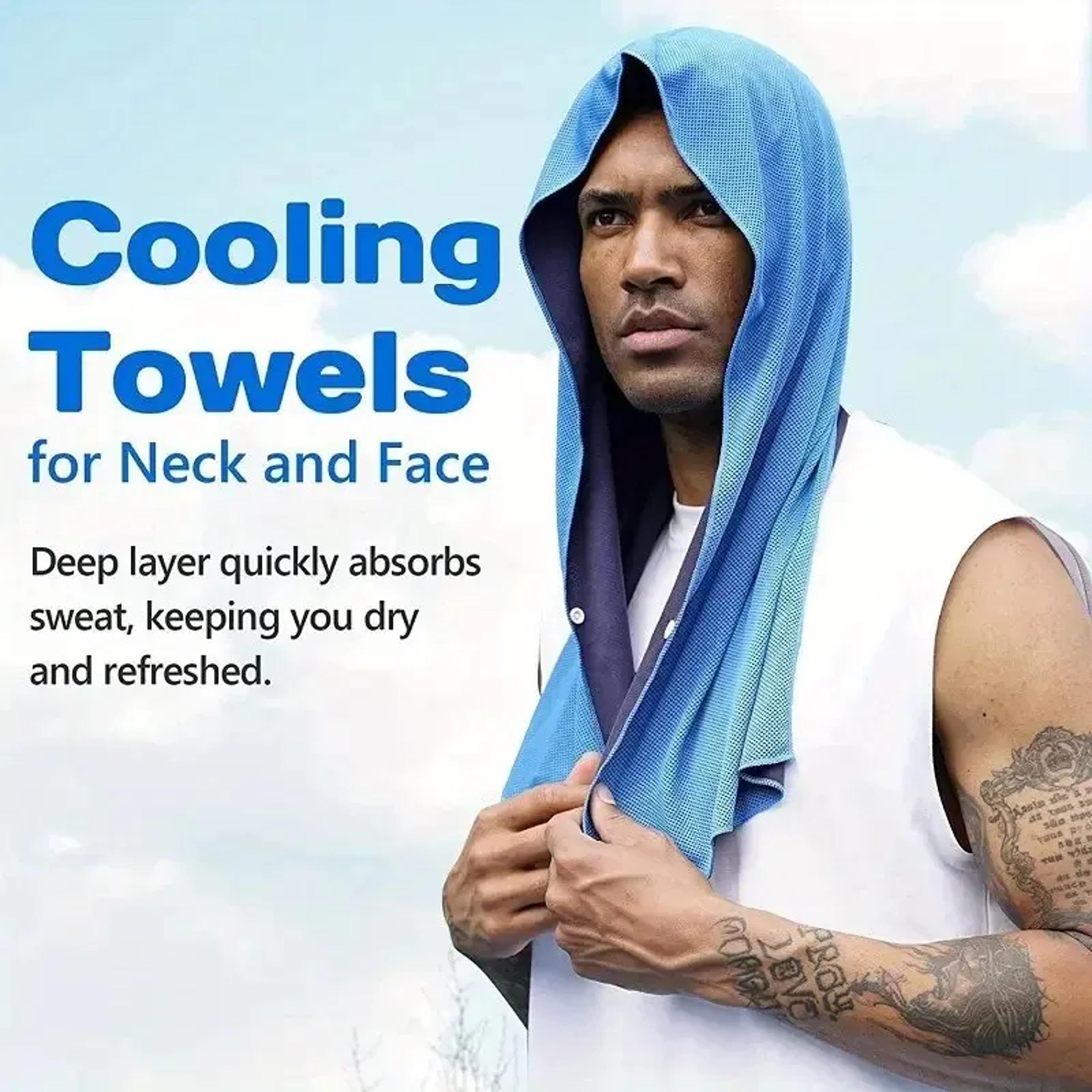 Quick Dry Cooling Hoodie Towel For Sports And Sun Coverage 5
