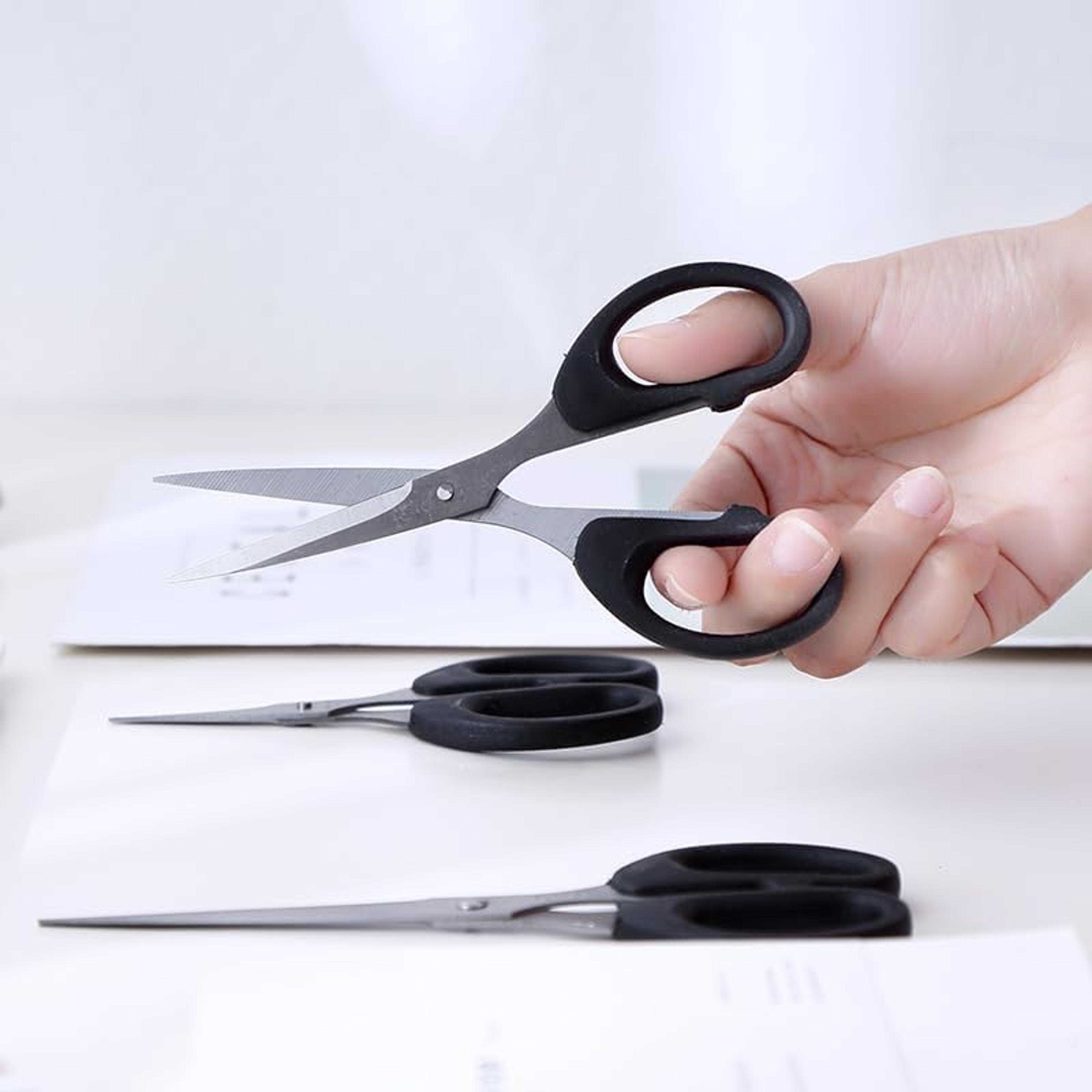 multi purpose stainless steel scissors for crafts fabric paper and everyday cutting