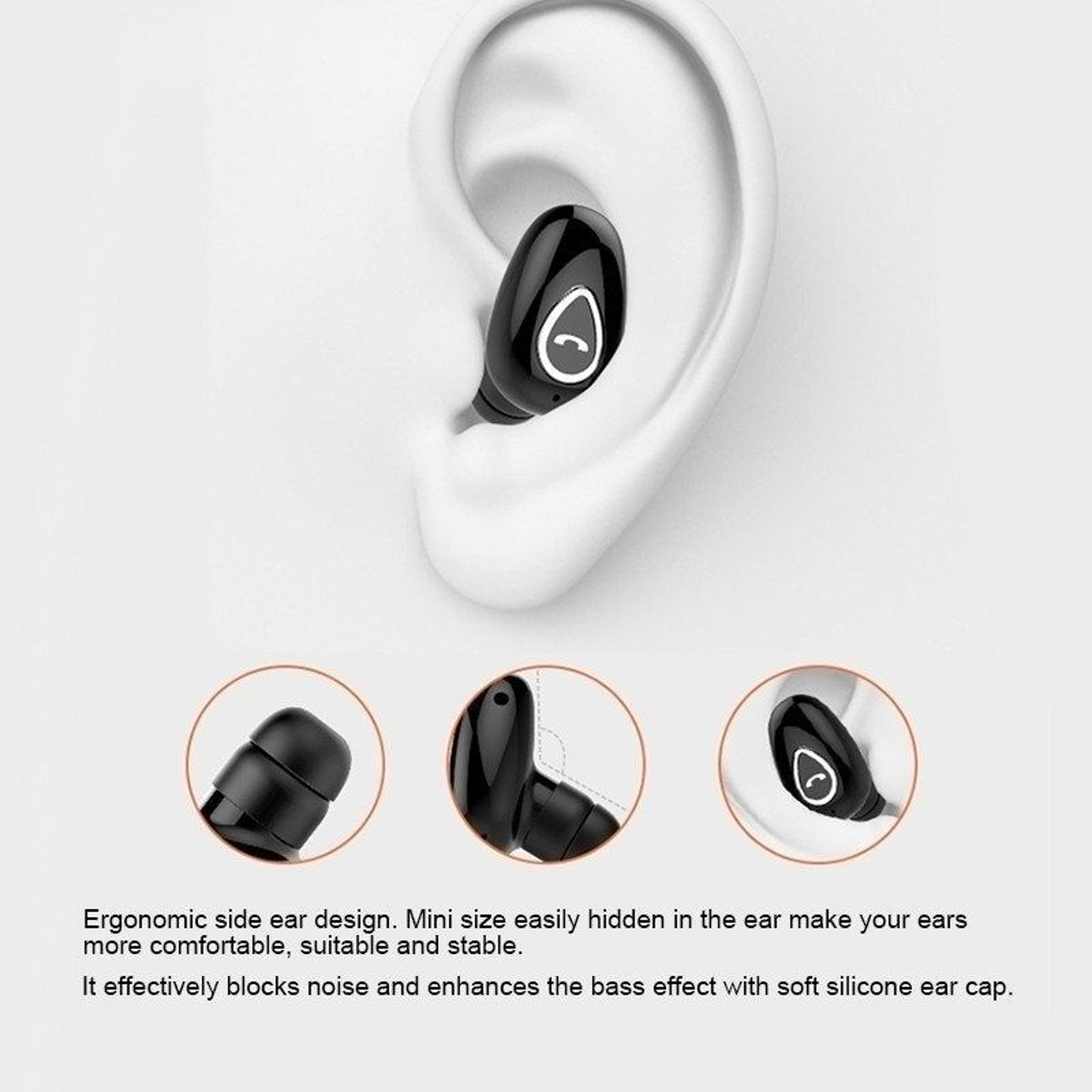 Mini Wireless Earbuds Bluetooth Invisible Headset With Microphone 2