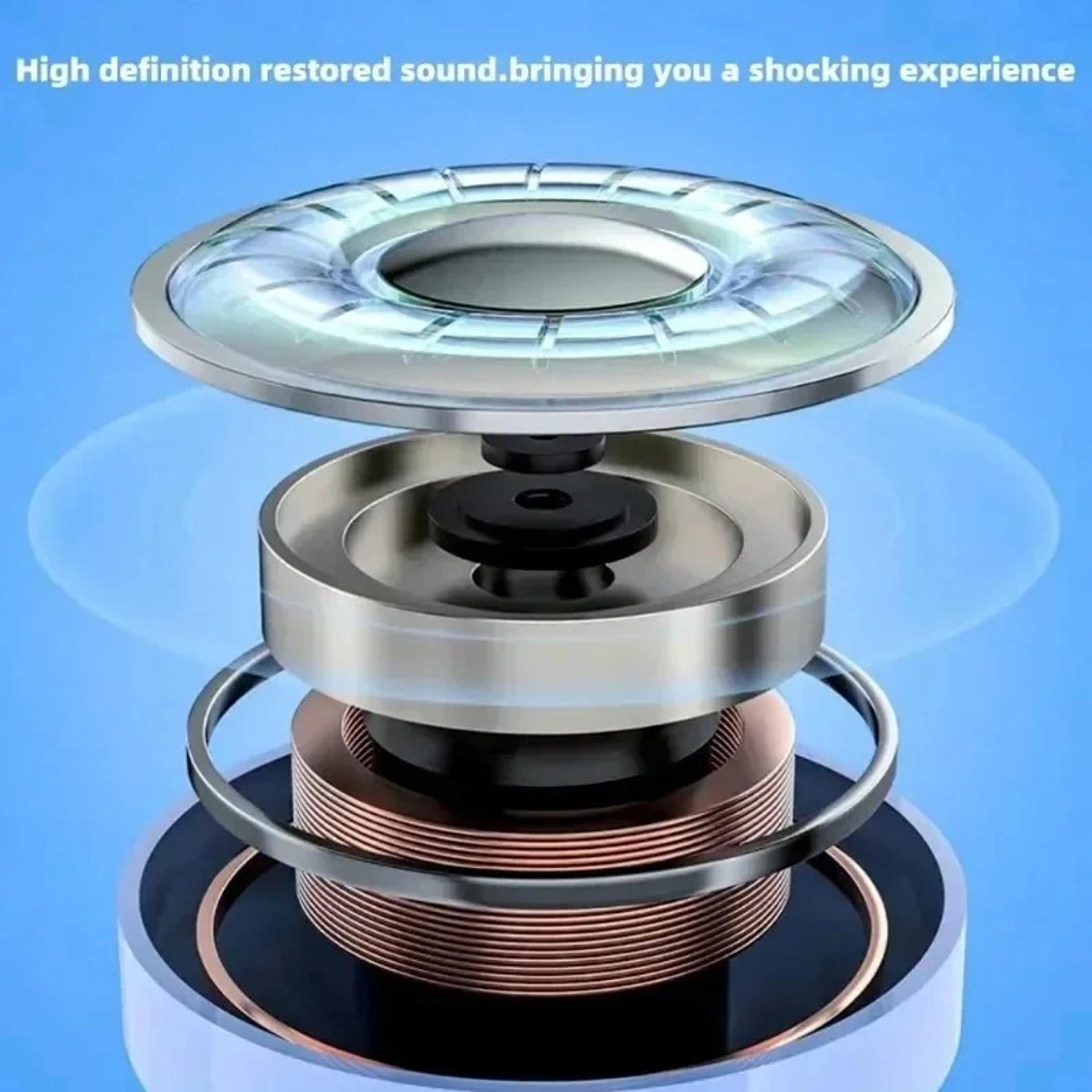 Transparent Wireless Bluetooth Earbuds With ENC Noise Reduction And Digital Display 4
