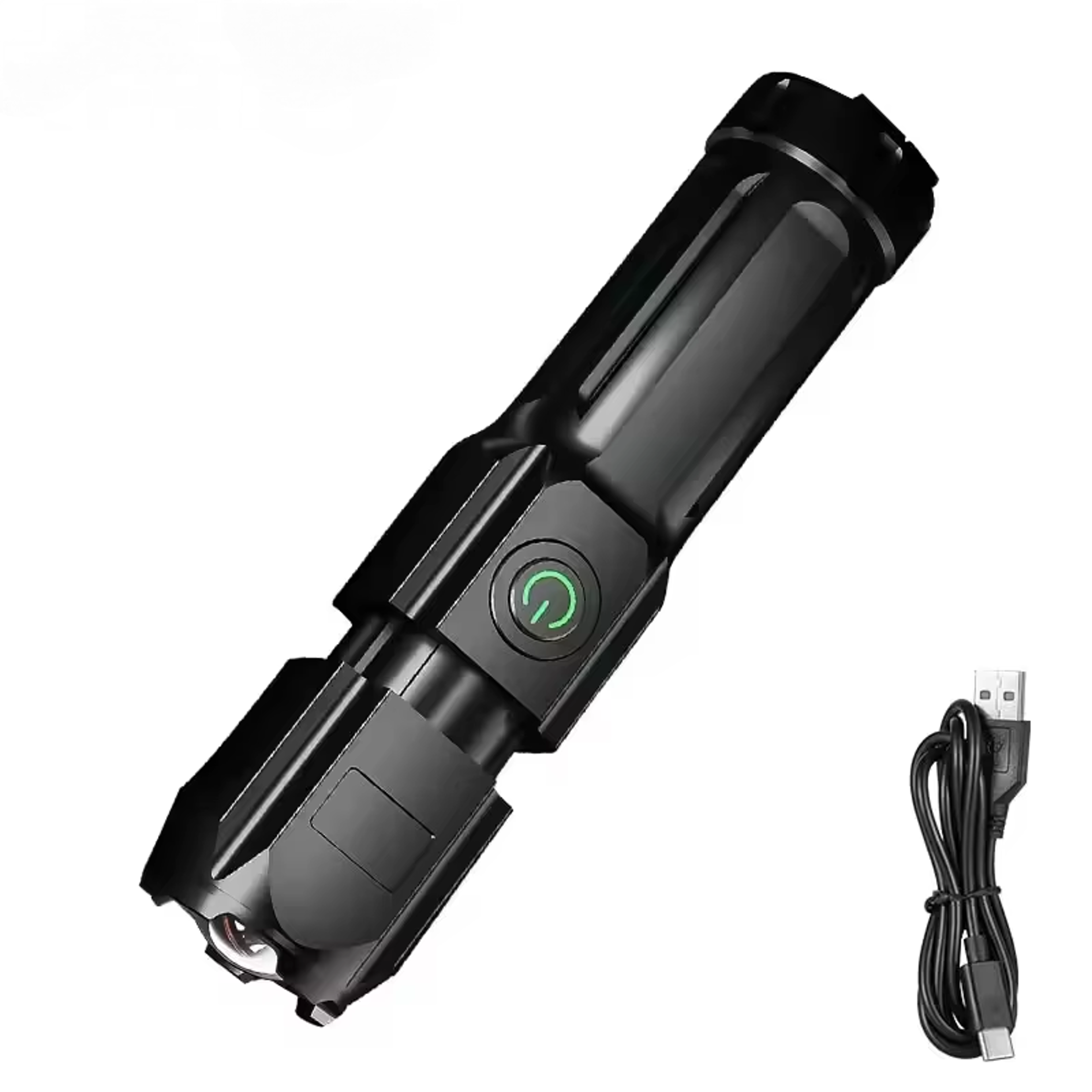 ultra bright rechargeable led flashlight tactical emergency spotlight