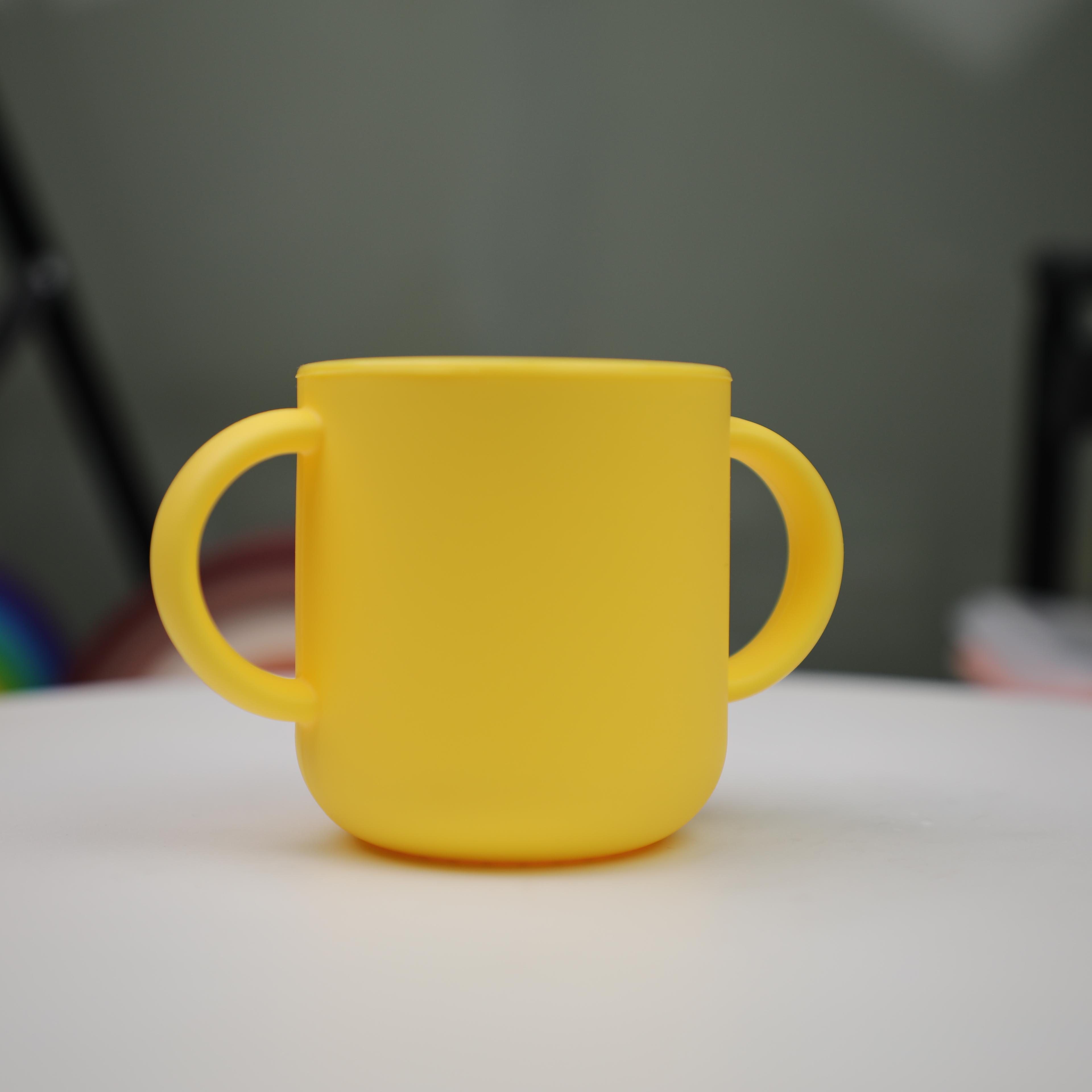 Silicone Training Cup For Babies With Easy Grip Handles Toddler Learning Cup 5