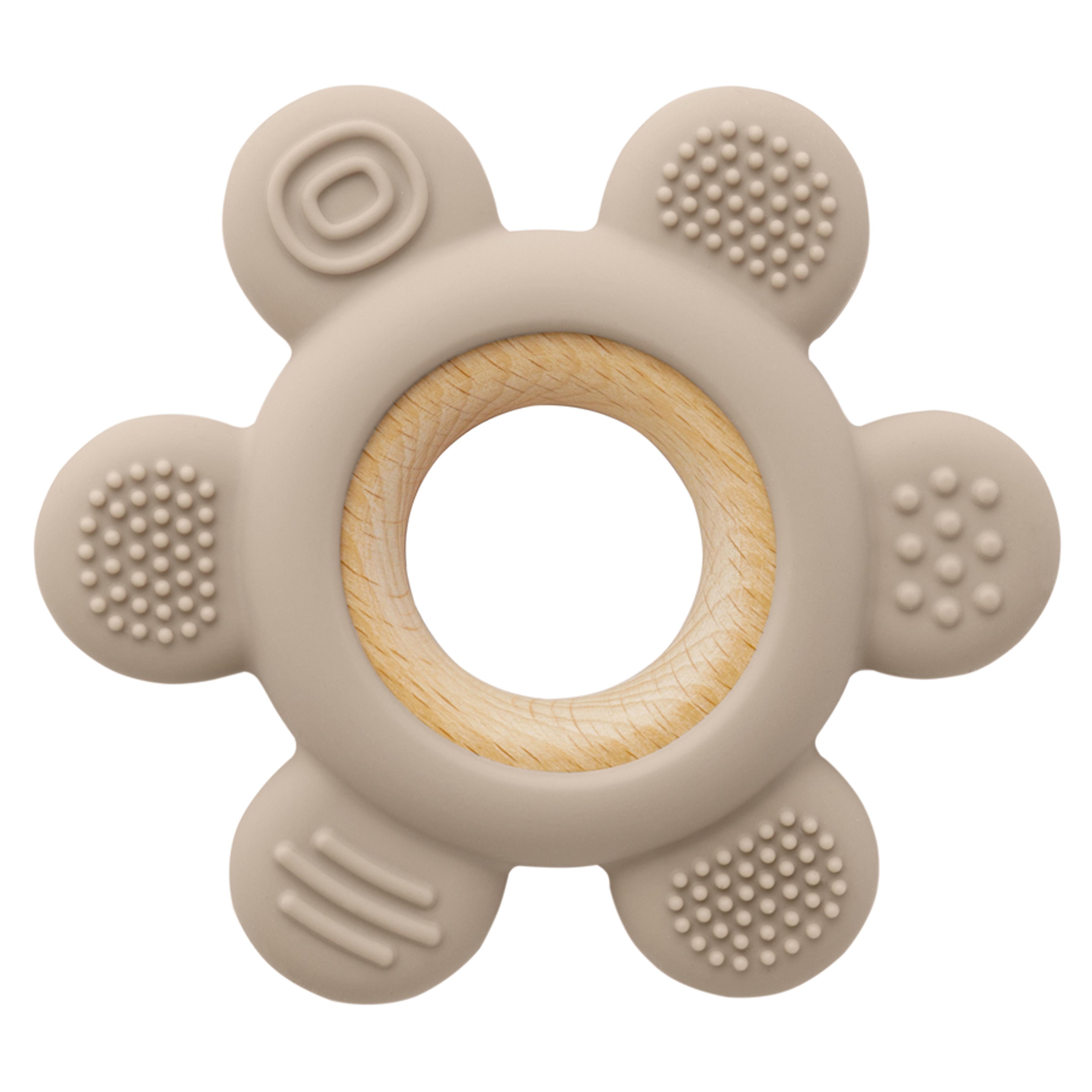 Baby Silicone Teether Necklace Rudder Shape Sensory Chew Toy 11