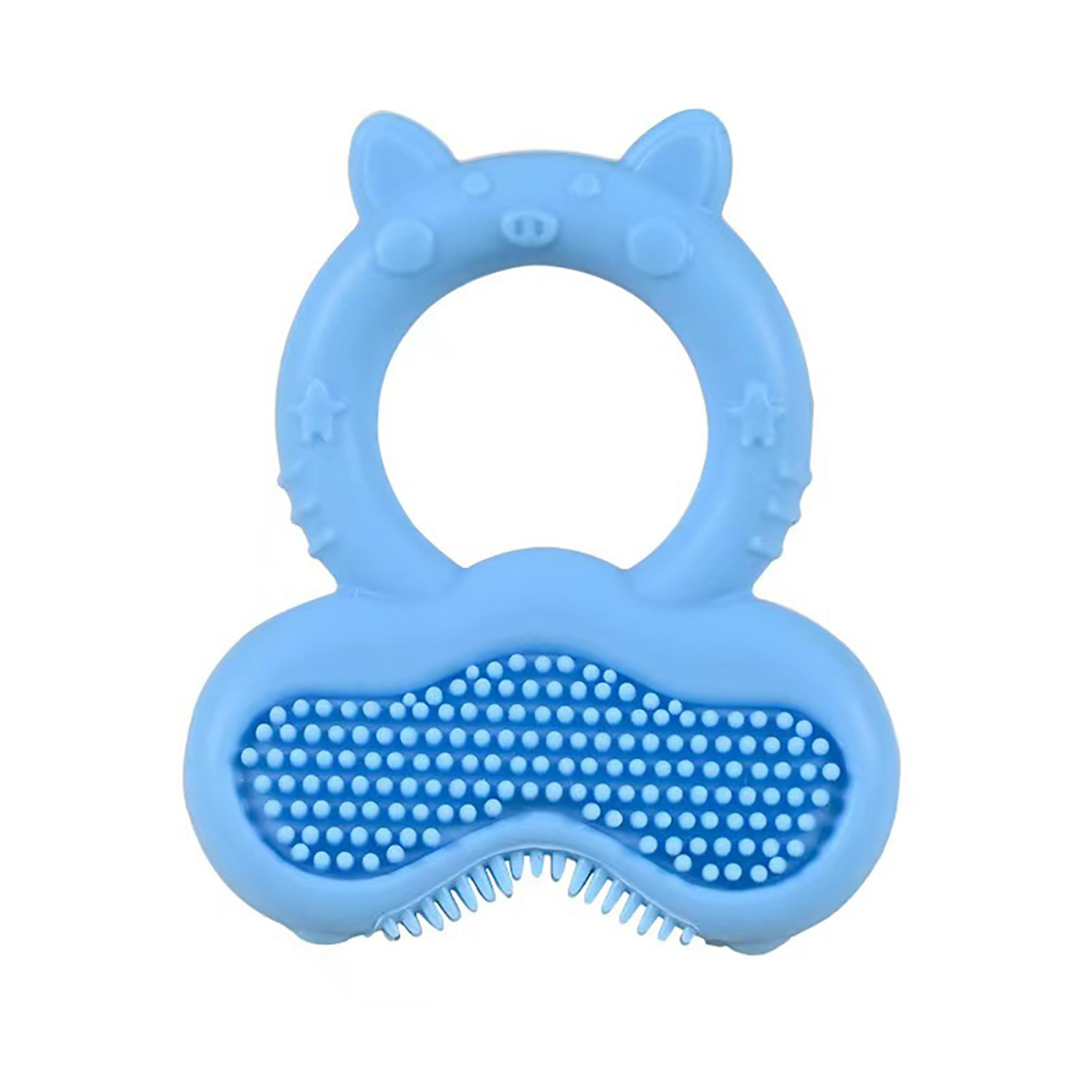 Cute Silicone Baby Teether Ring Animal Shape Soothing Teething Toy 6